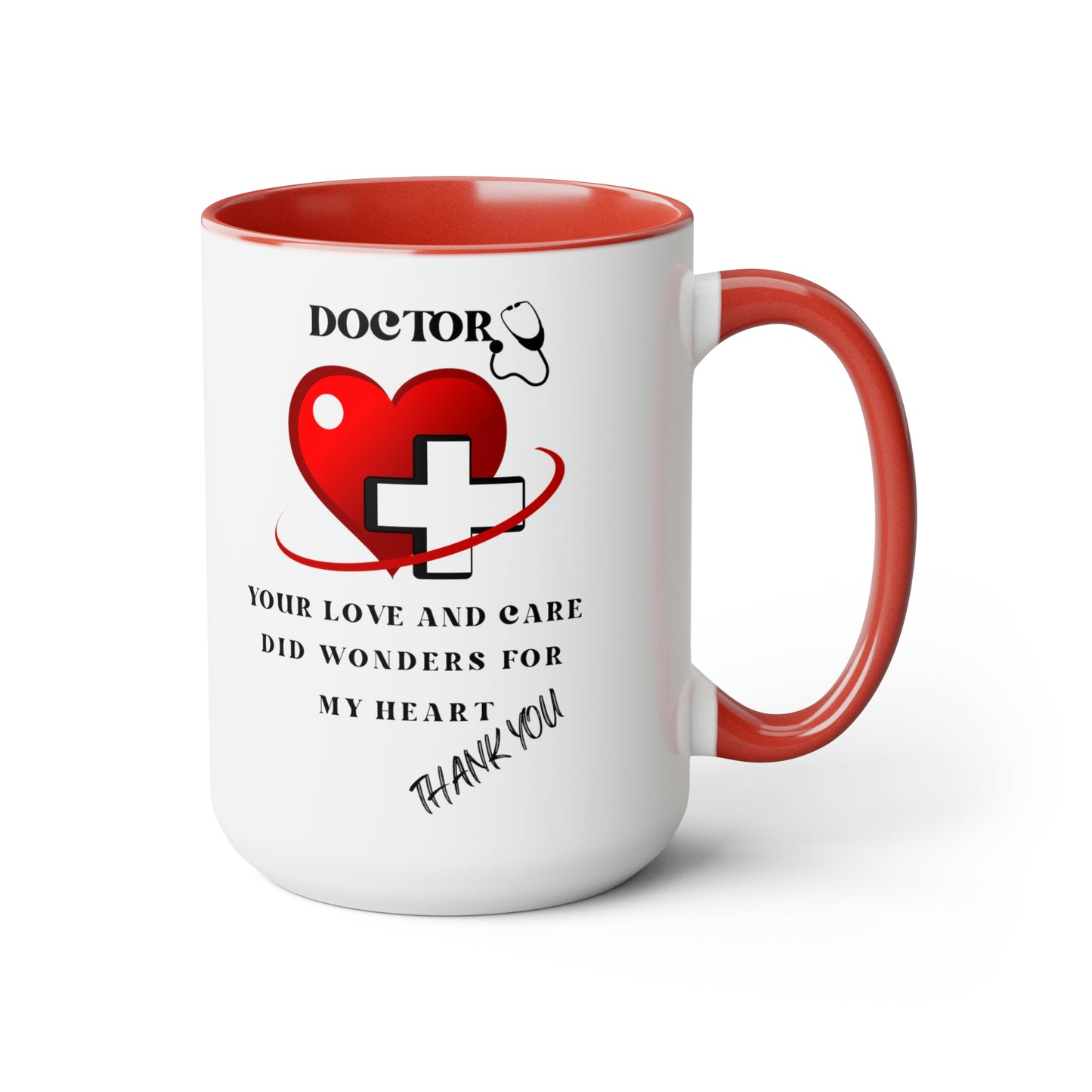 Medical, CVICU, EKG, Two-Tone Coffee Mugs, 15oz