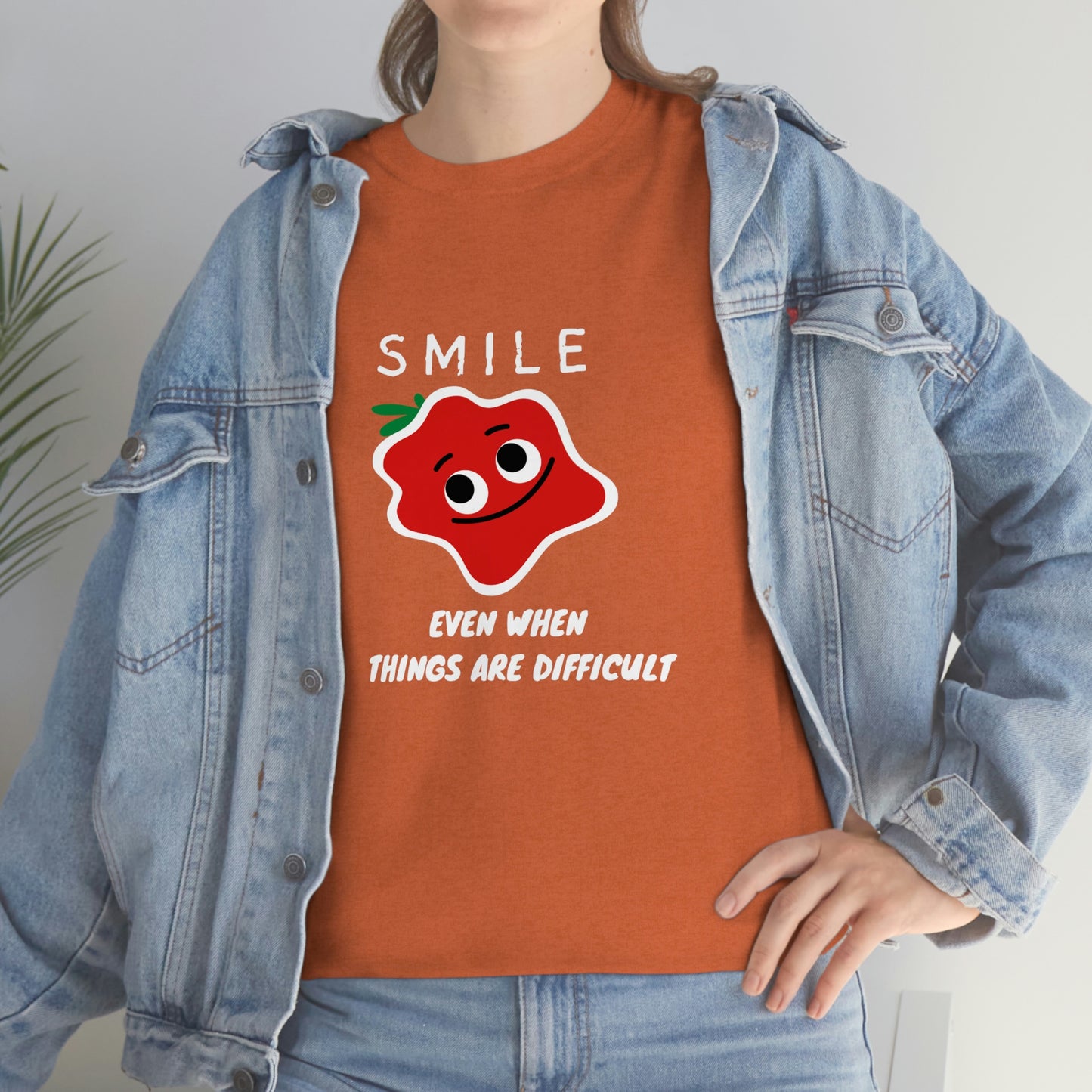 Smile Unisex Heavy Cotton Tee