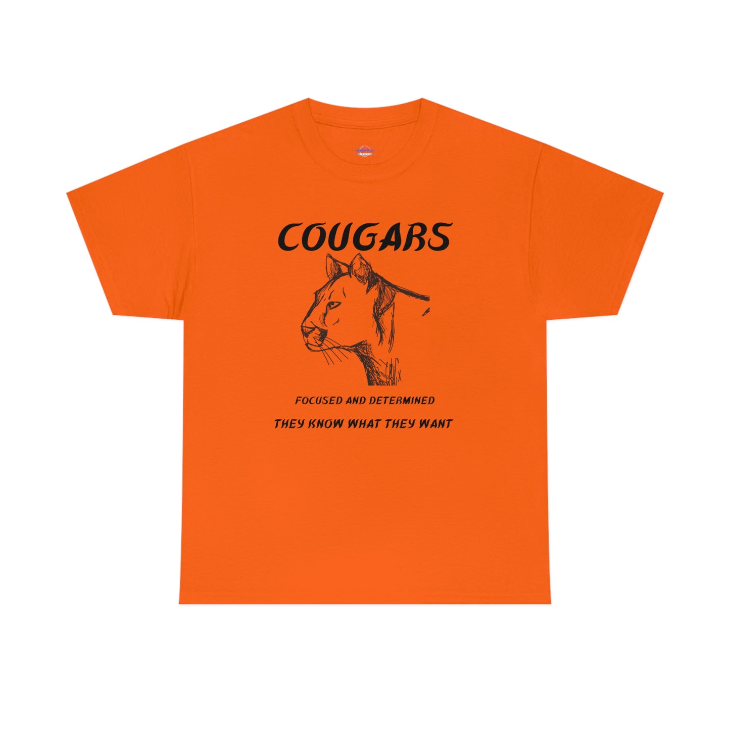 Cougars Unisex Heavy Cotton Tee