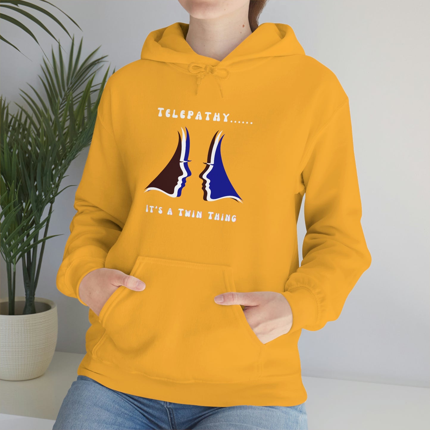 Twin, Unisex Heavy Blend™ Hooded Sweatshirt