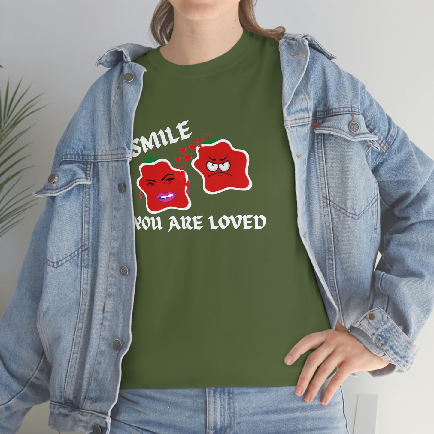 Smile, You Are Loved Unisex Heavy Cotton Tee