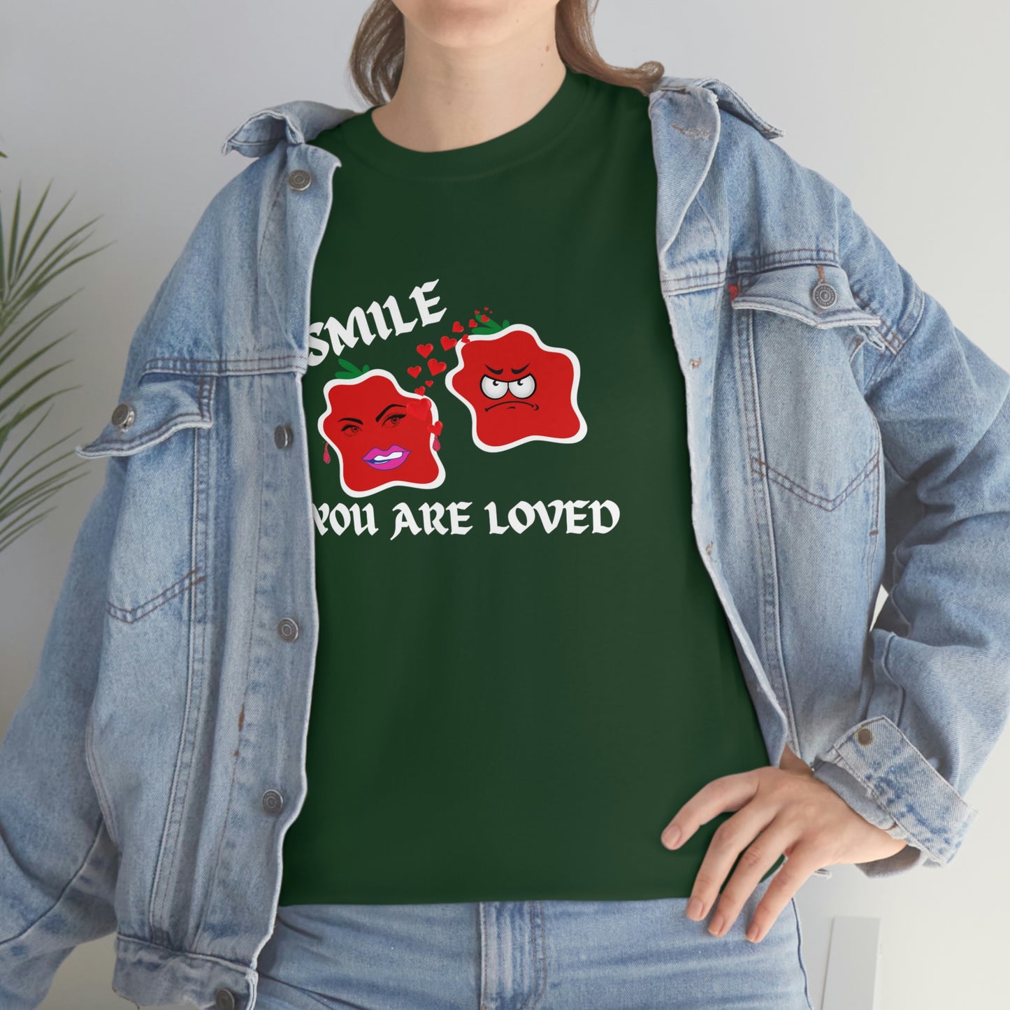 Smile, You Are Loved Unisex Heavy Cotton Tee