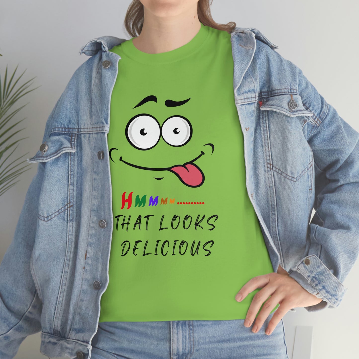 Hmmm, Funny, Unisex Heavy Cotton Tee