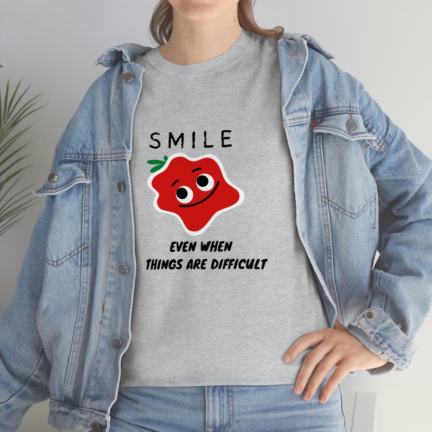 Smile Unisex Heavy Cotton Tee