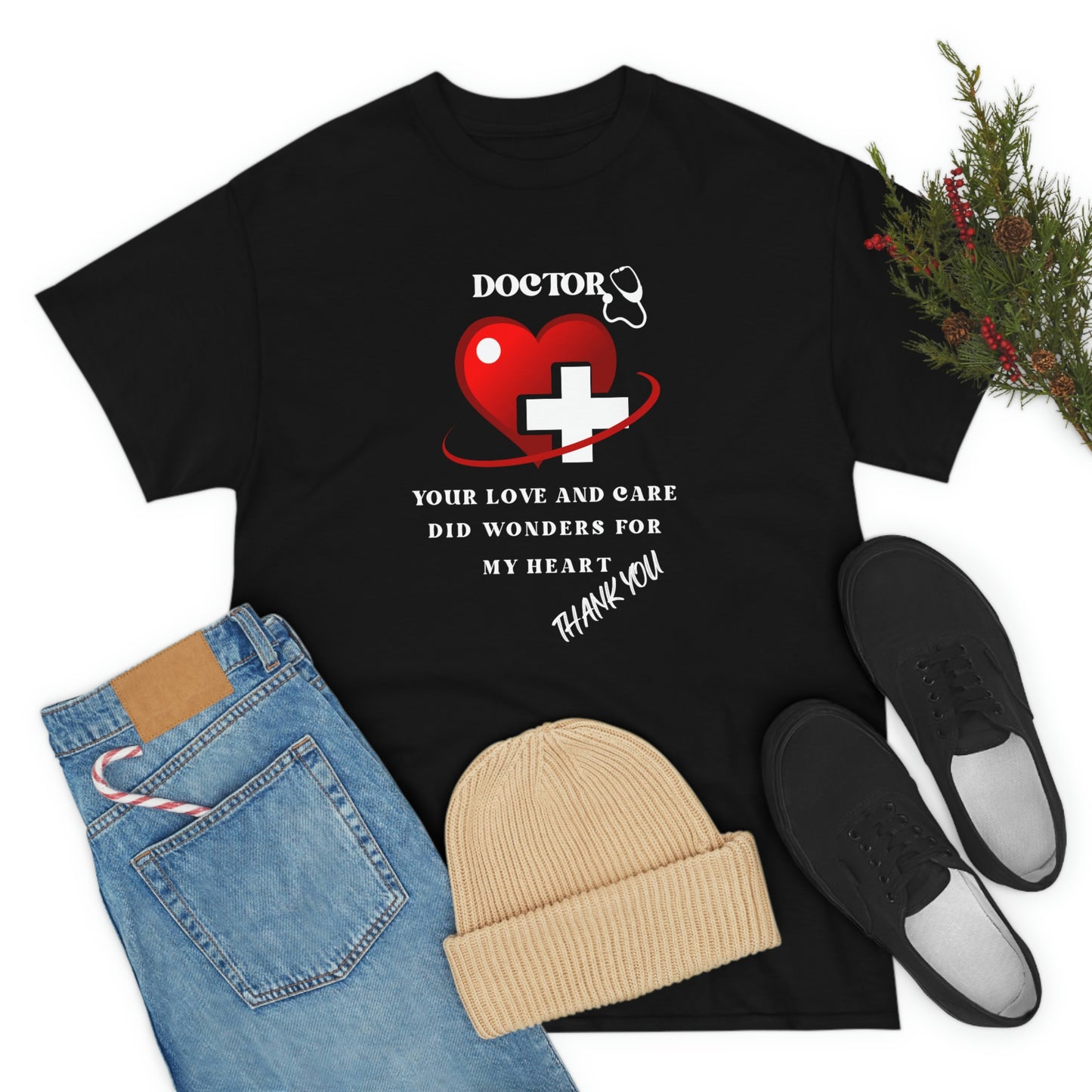 Medical, CVICU, EKG, Unisex Heavy Cotton Tee