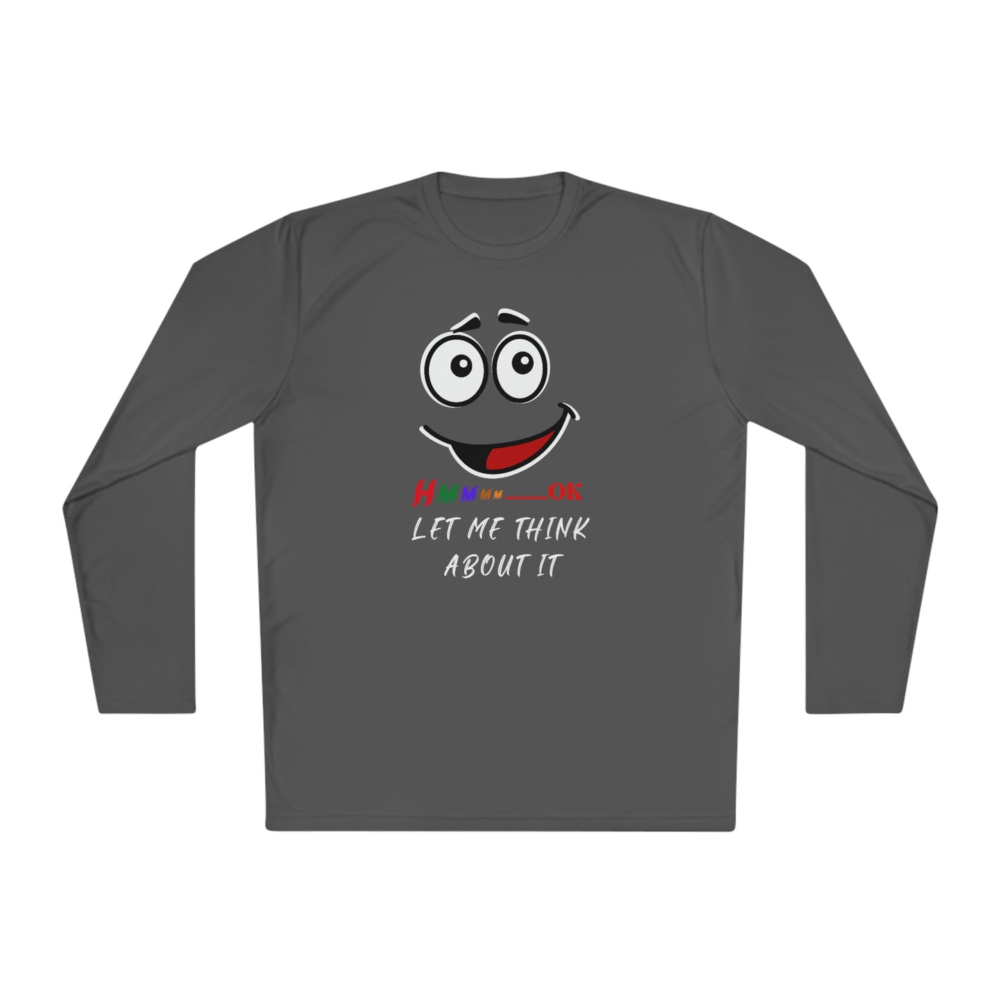 Hmmm, Unisex Lightweight Long Sleeve Tee