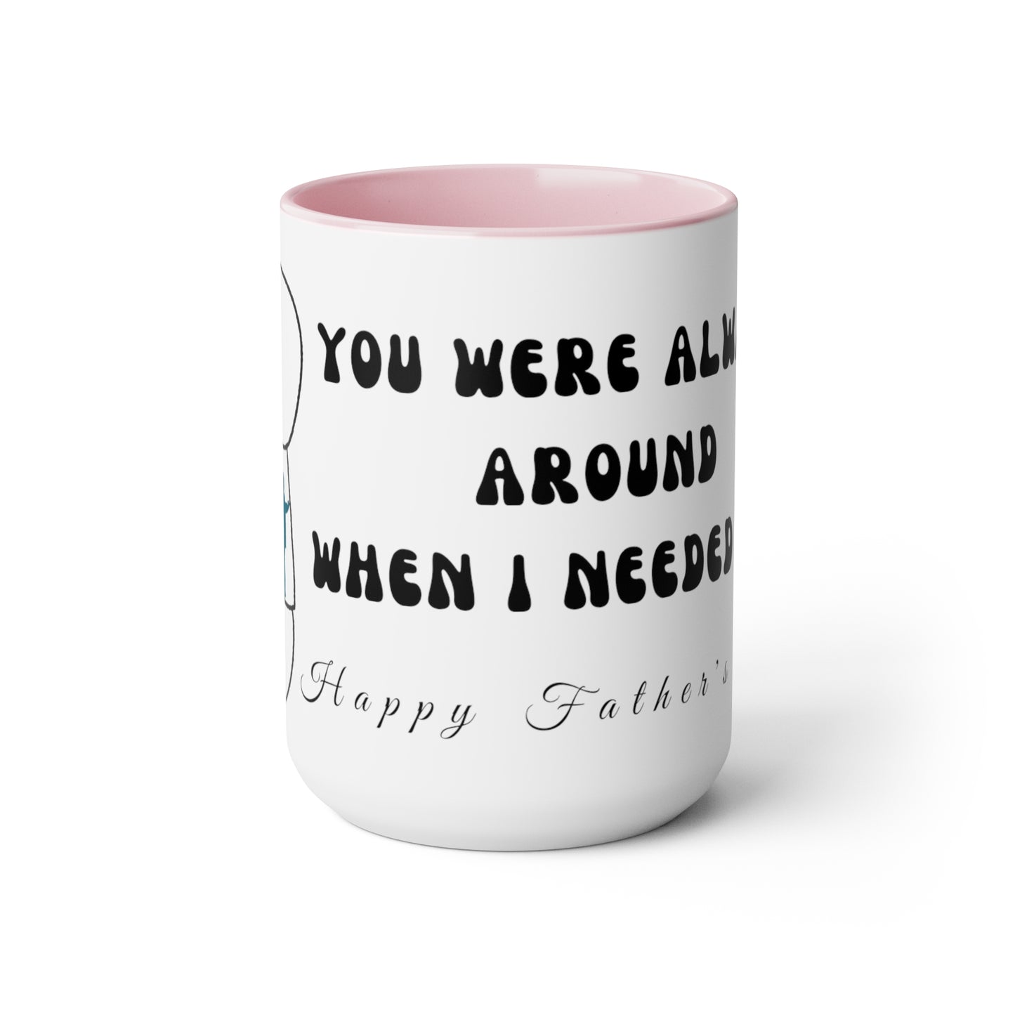 Exotic Print Father's Day Two-Tone Coffee Mugs, 15oz