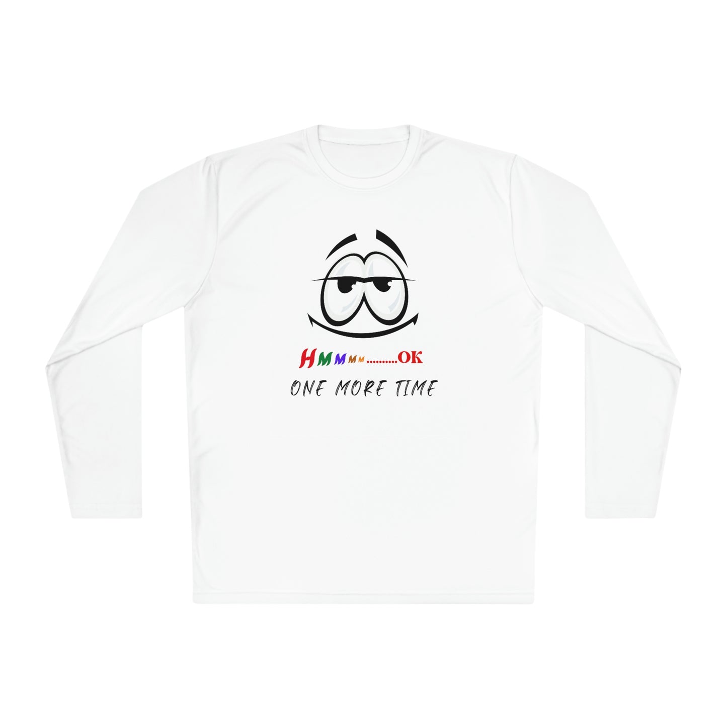 Hmmm, Unisex Lightweight Long Sleeve Tee