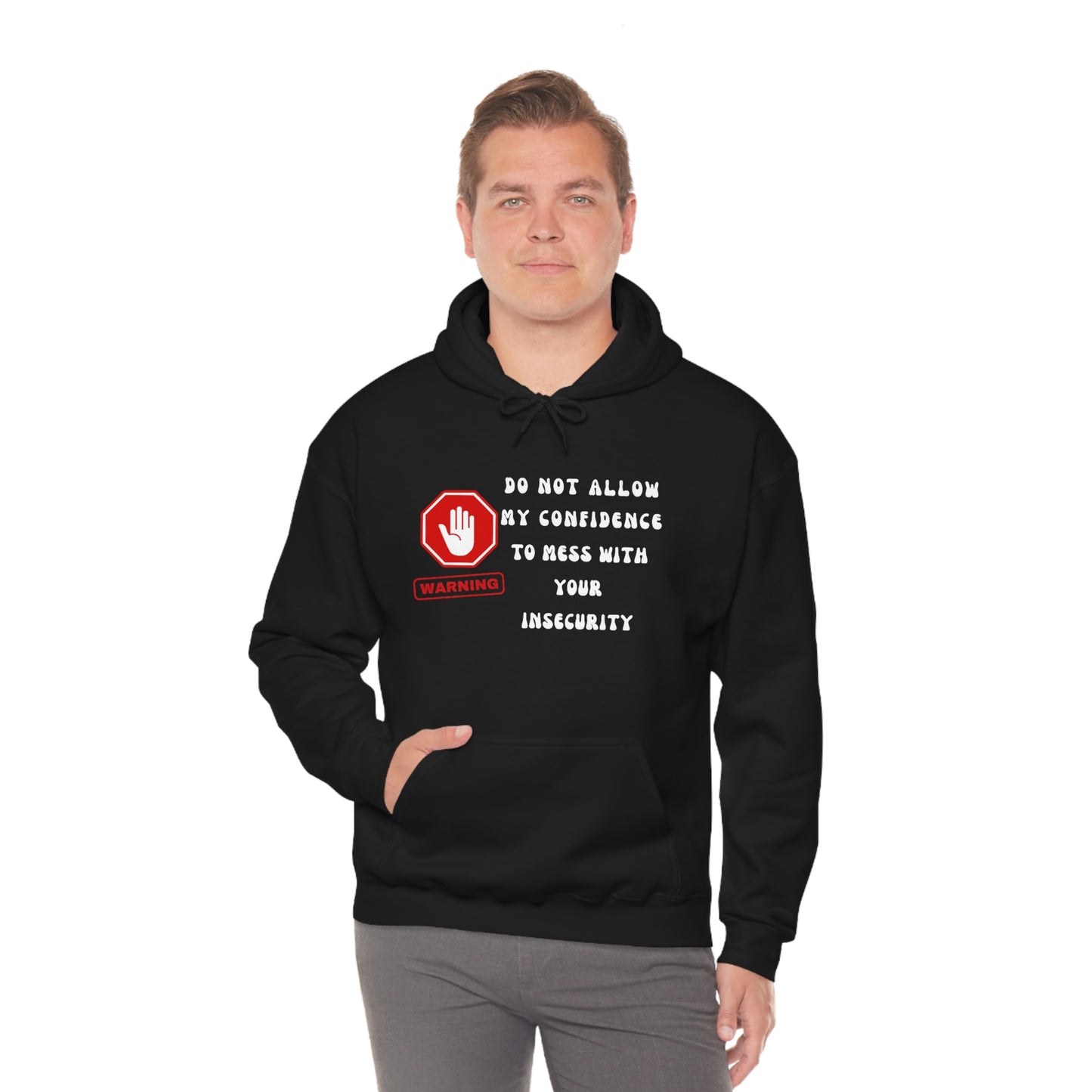 Warning, Unisex Heavy Blend™ Hooded Sweatshirt