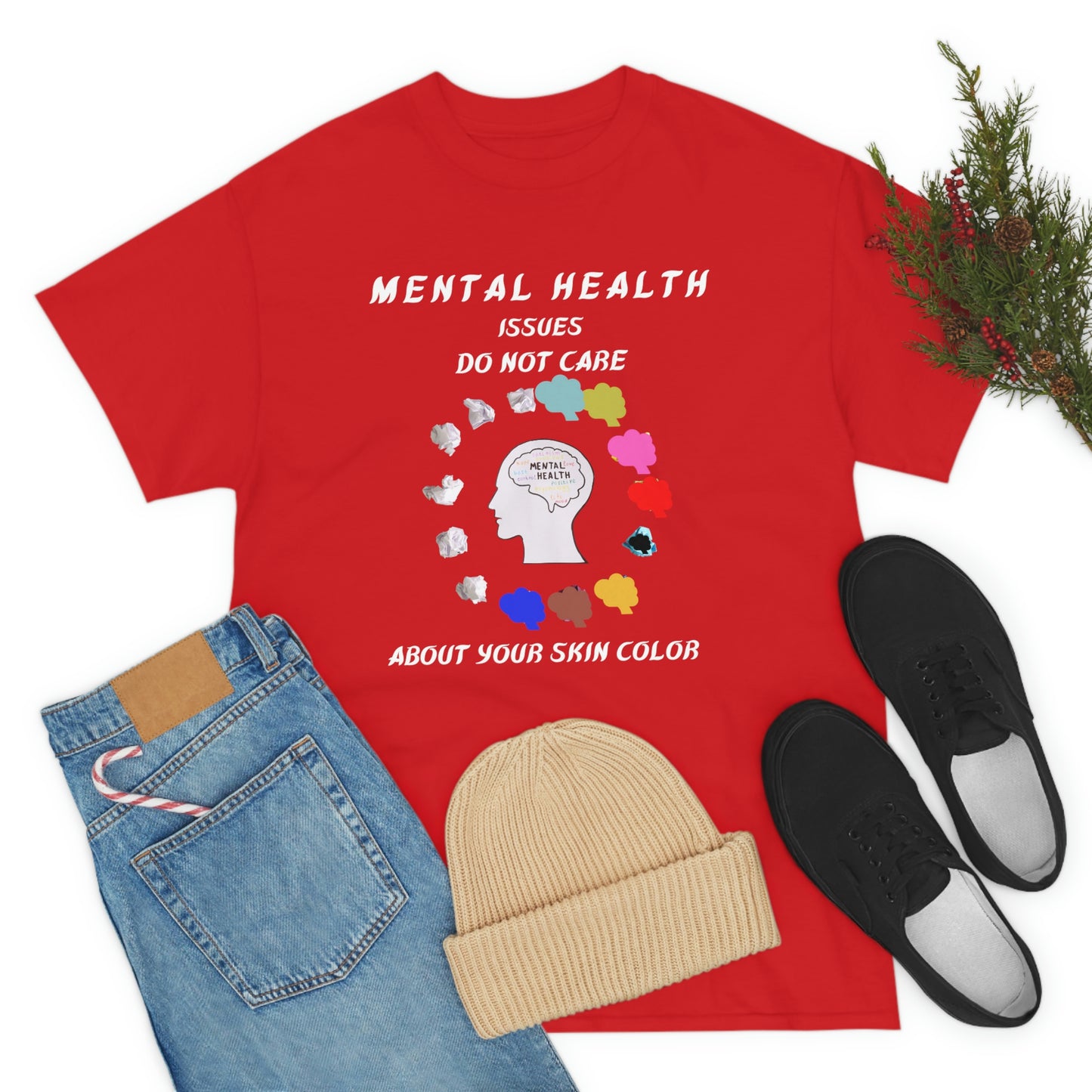 Mental Health Unisex Heavy Cotton Tee