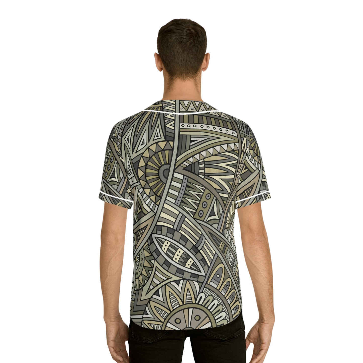 Exotic Print Baseball Jersey