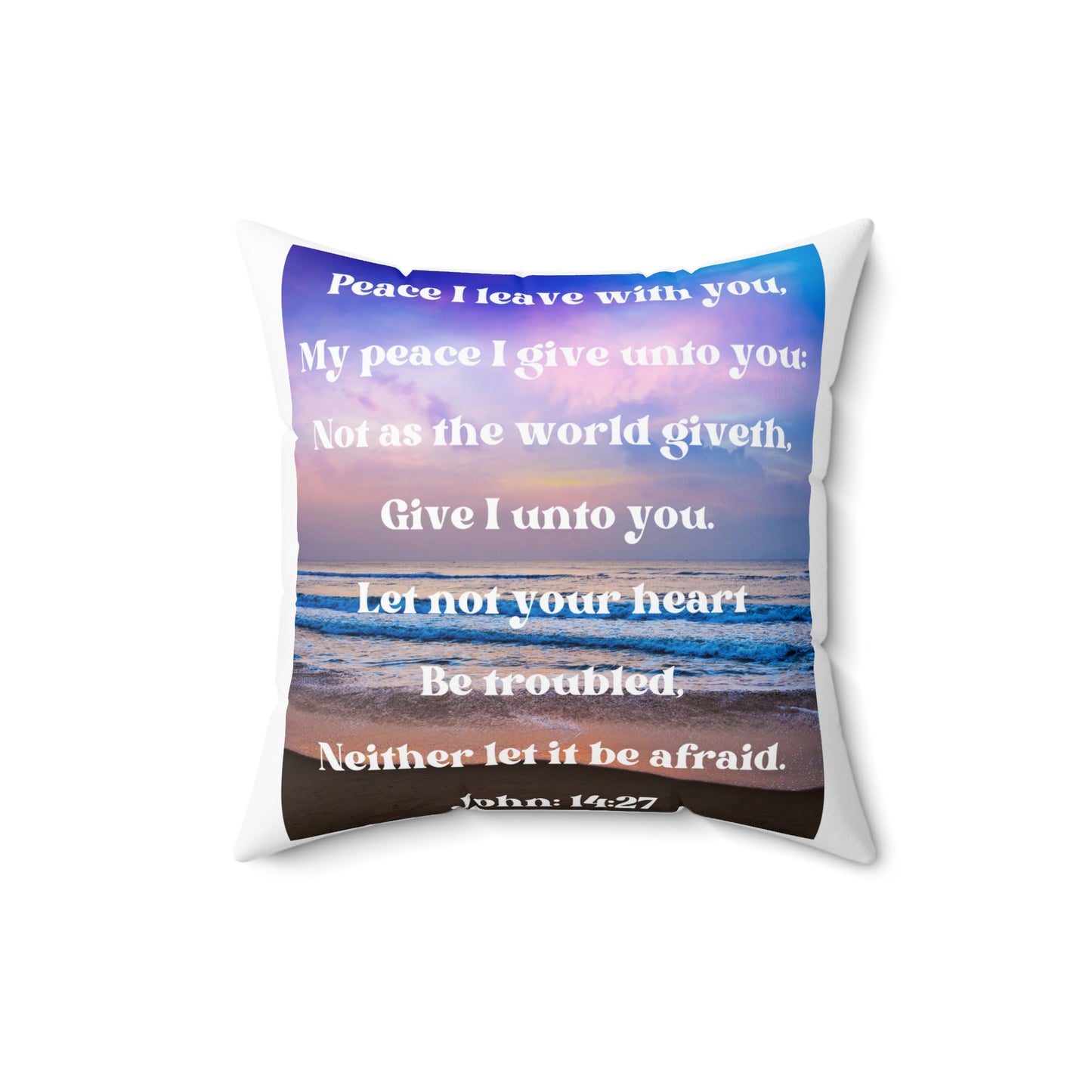 Spun Polyester Square Pillow