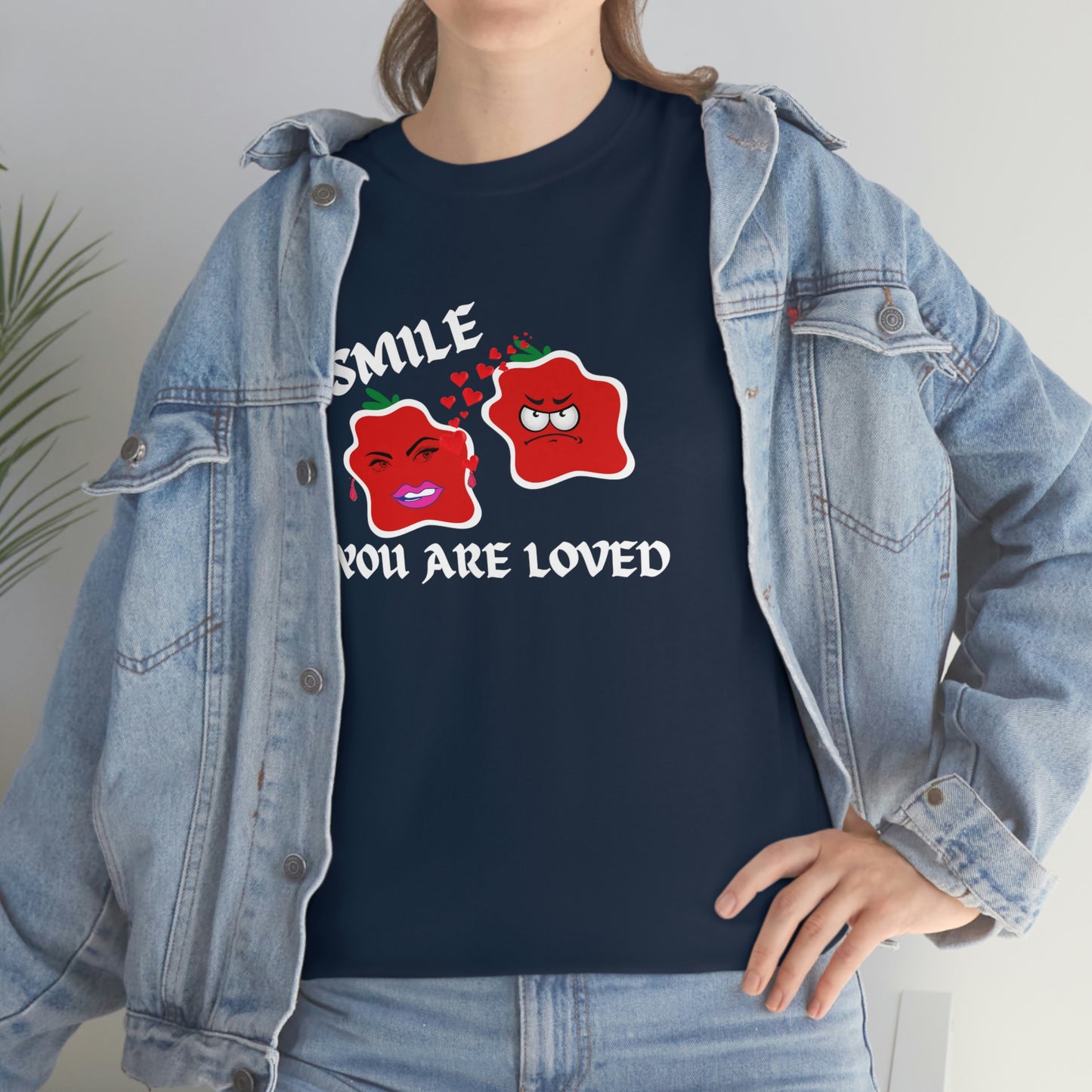 Smile, You Are Loved Unisex Heavy Cotton Tee