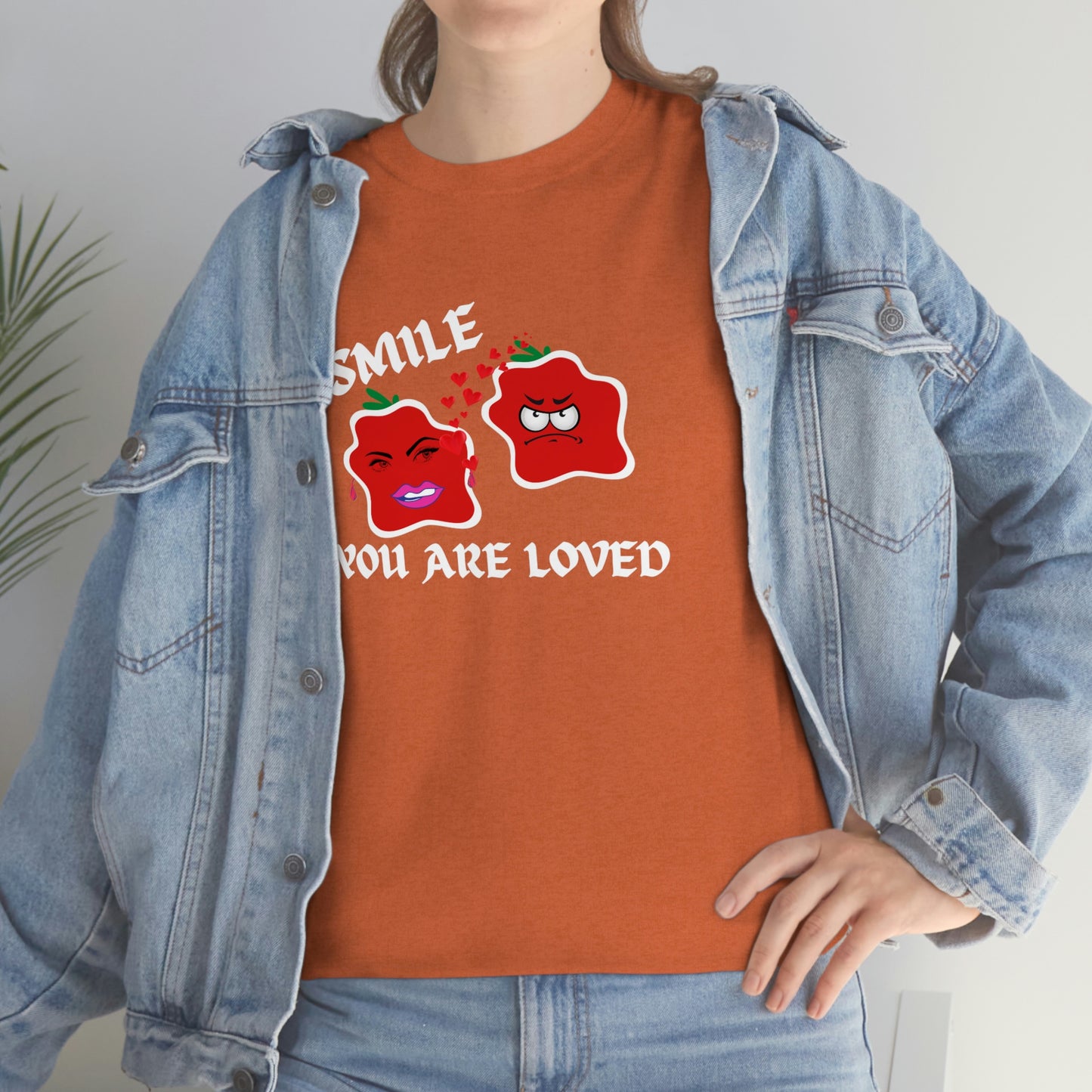 Smile, You Are Loved Unisex Heavy Cotton Tee