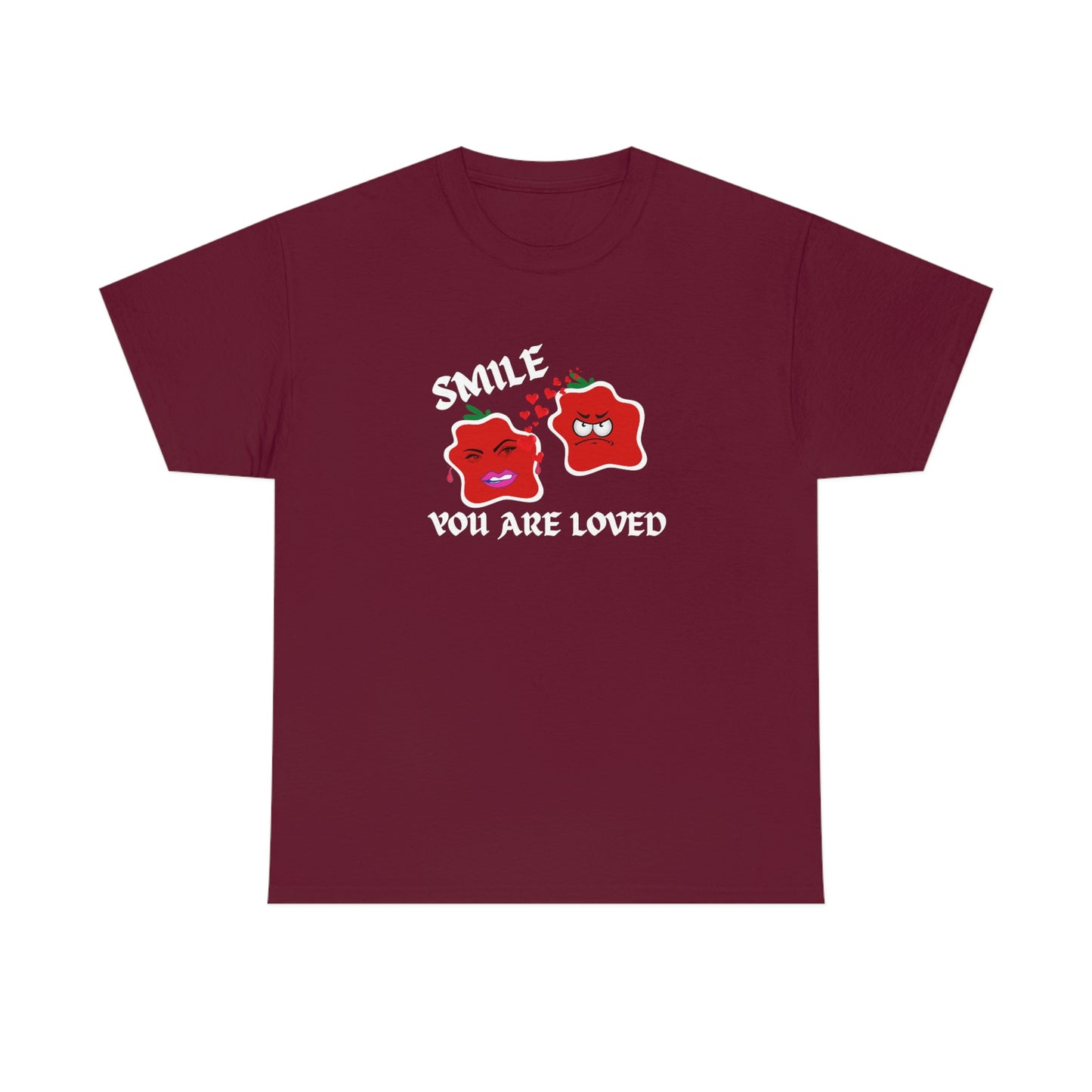 Smile, You Are Loved Unisex Heavy Cotton Tee