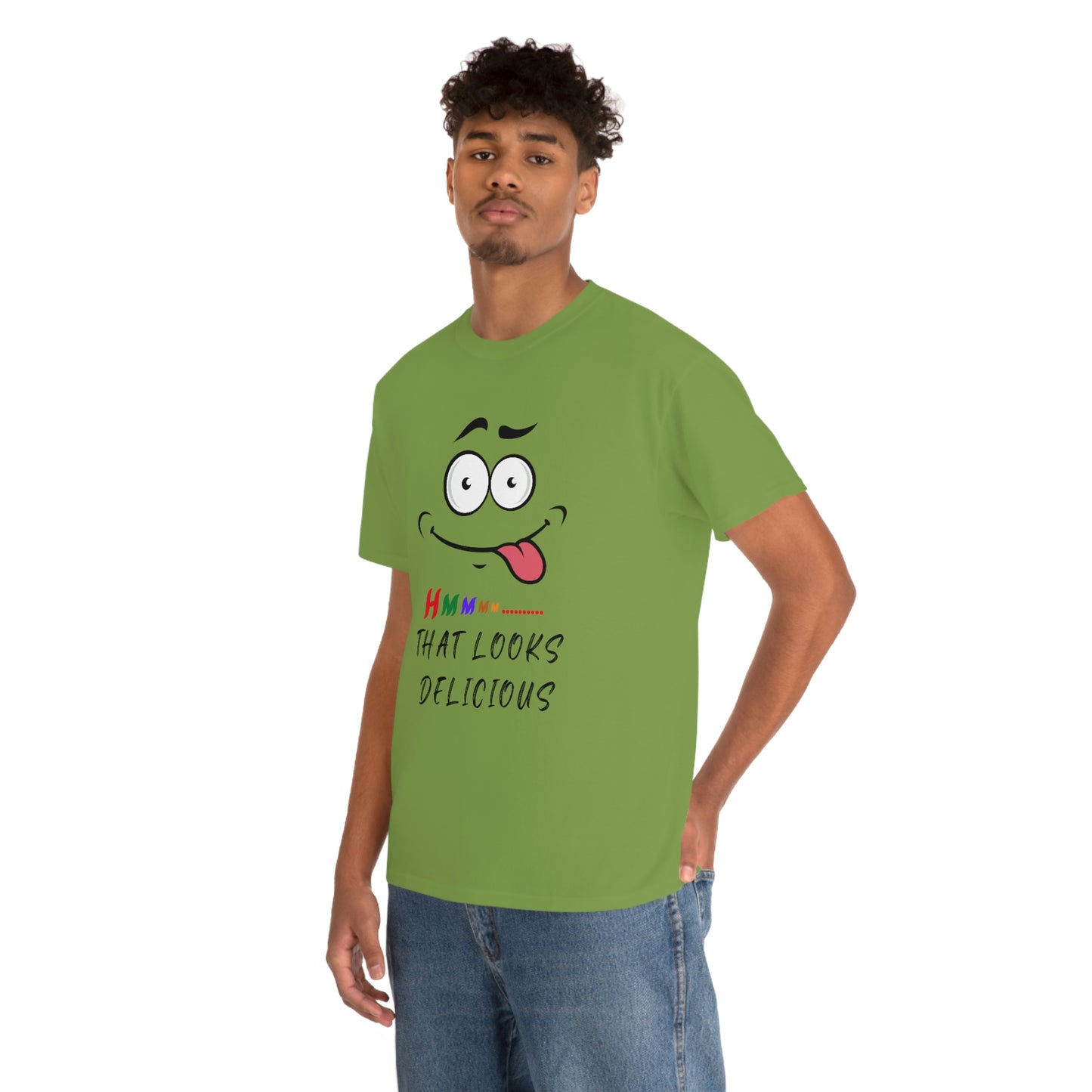 Hmmm, Funny, Unisex Heavy Cotton Tee