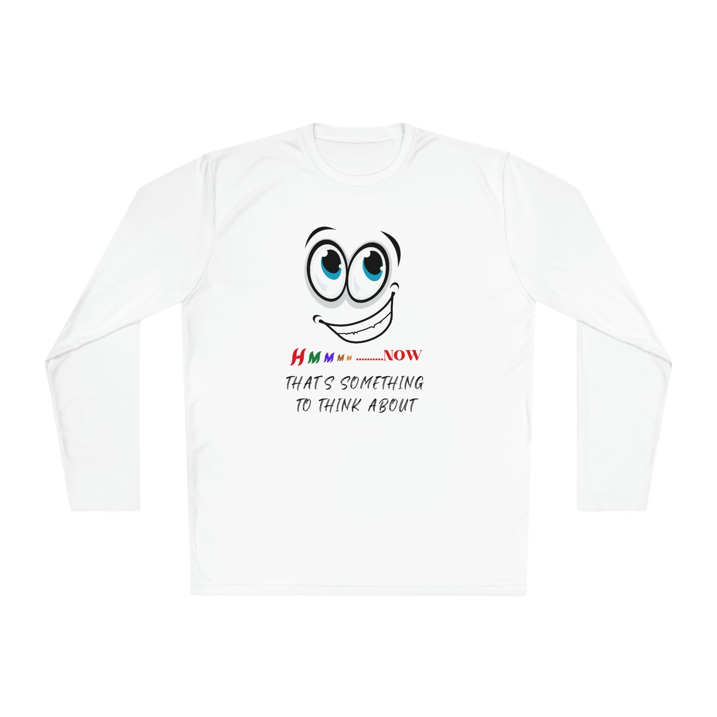 Hmmm, Unisex Lightweight Long Sleeve Tee