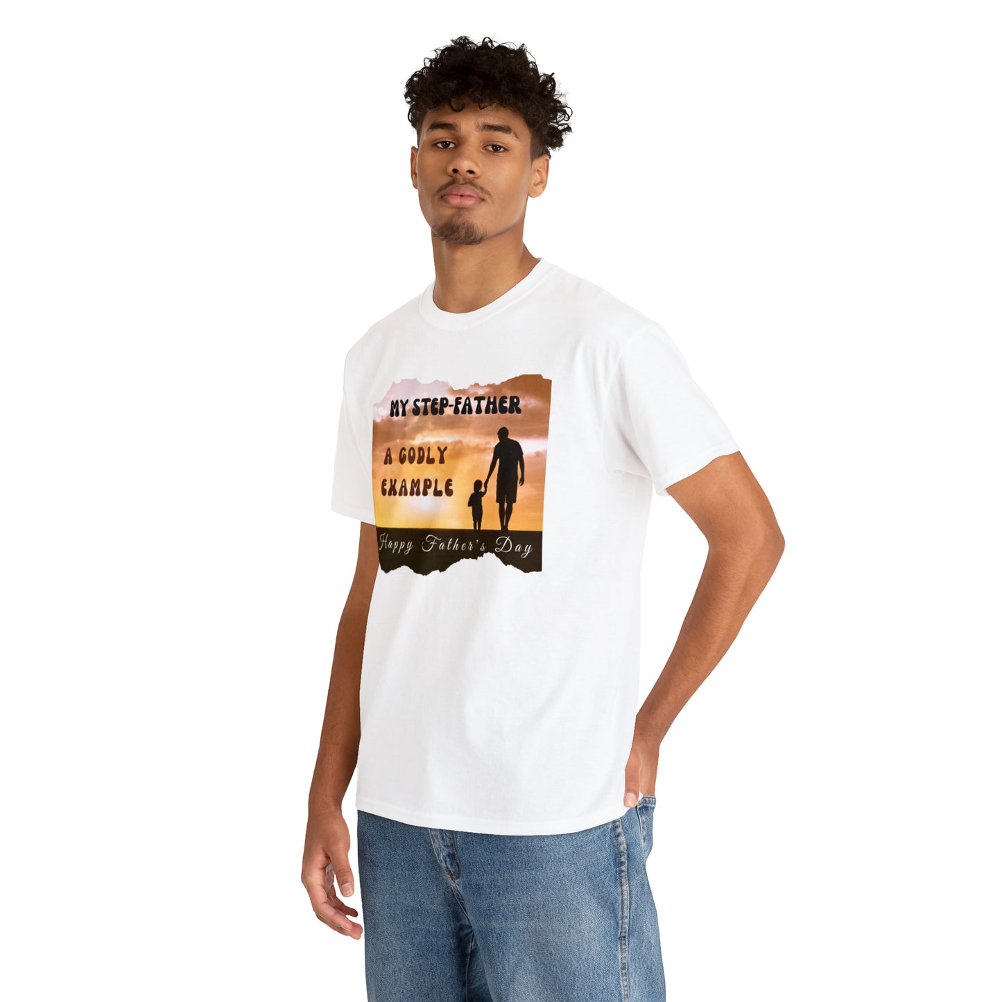 Exotic Print Father's Day Unisex Heavy Cotton Tee