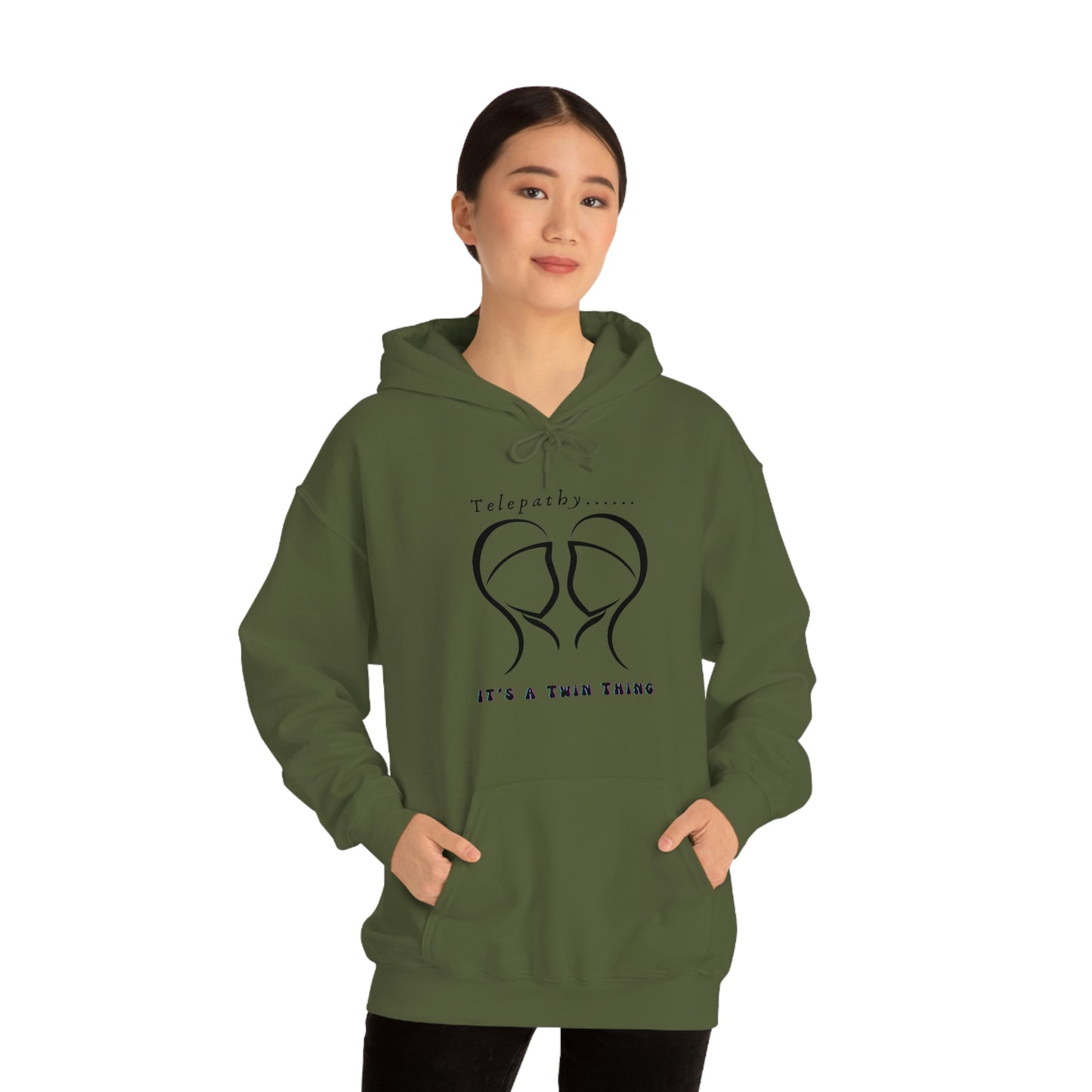 Twin, Unisex Heavy Blend™ Hooded Sweatshirt