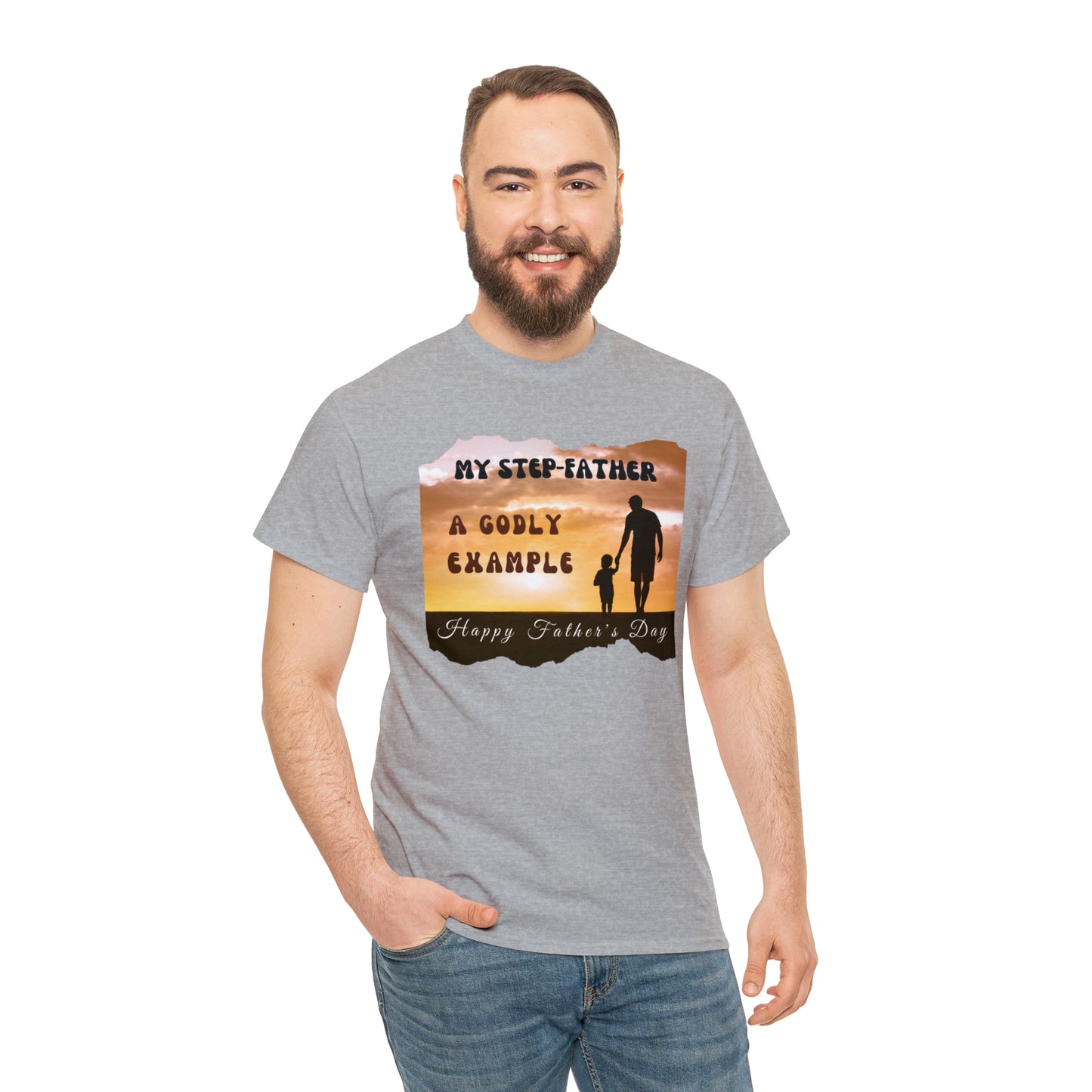 Exotic Print Father's Day Unisex Heavy Cotton Tee