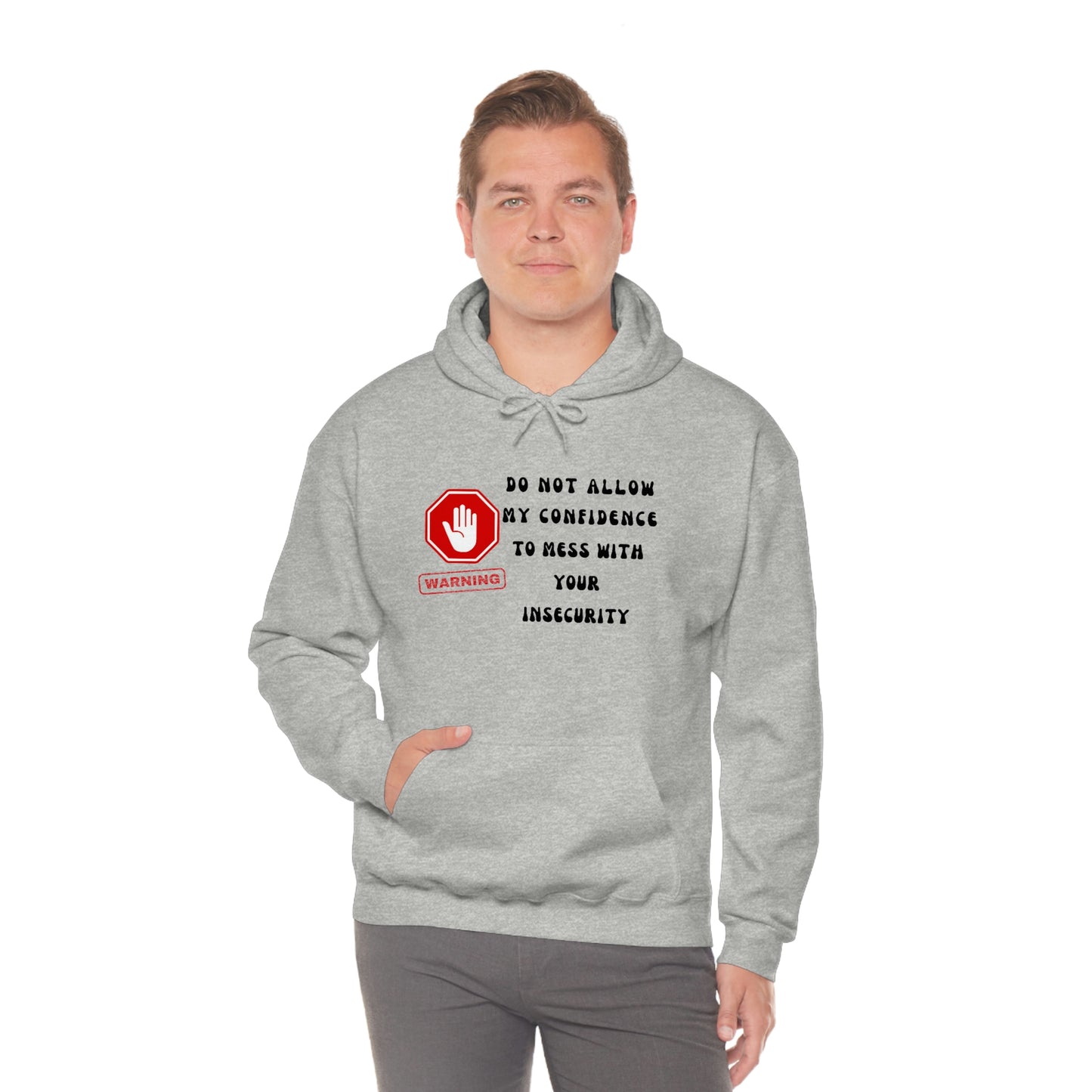 Warning, Unisex Heavy Blend™ Hooded Sweatshirt