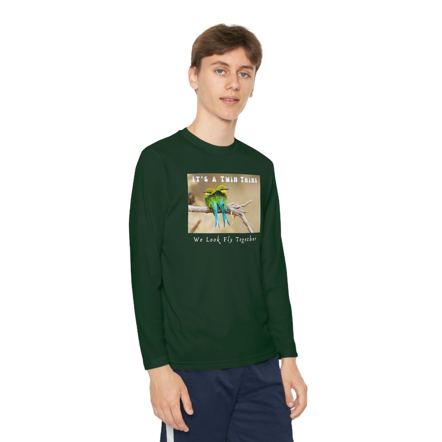 Twin, Youth Long Sleeve Competitor Tee