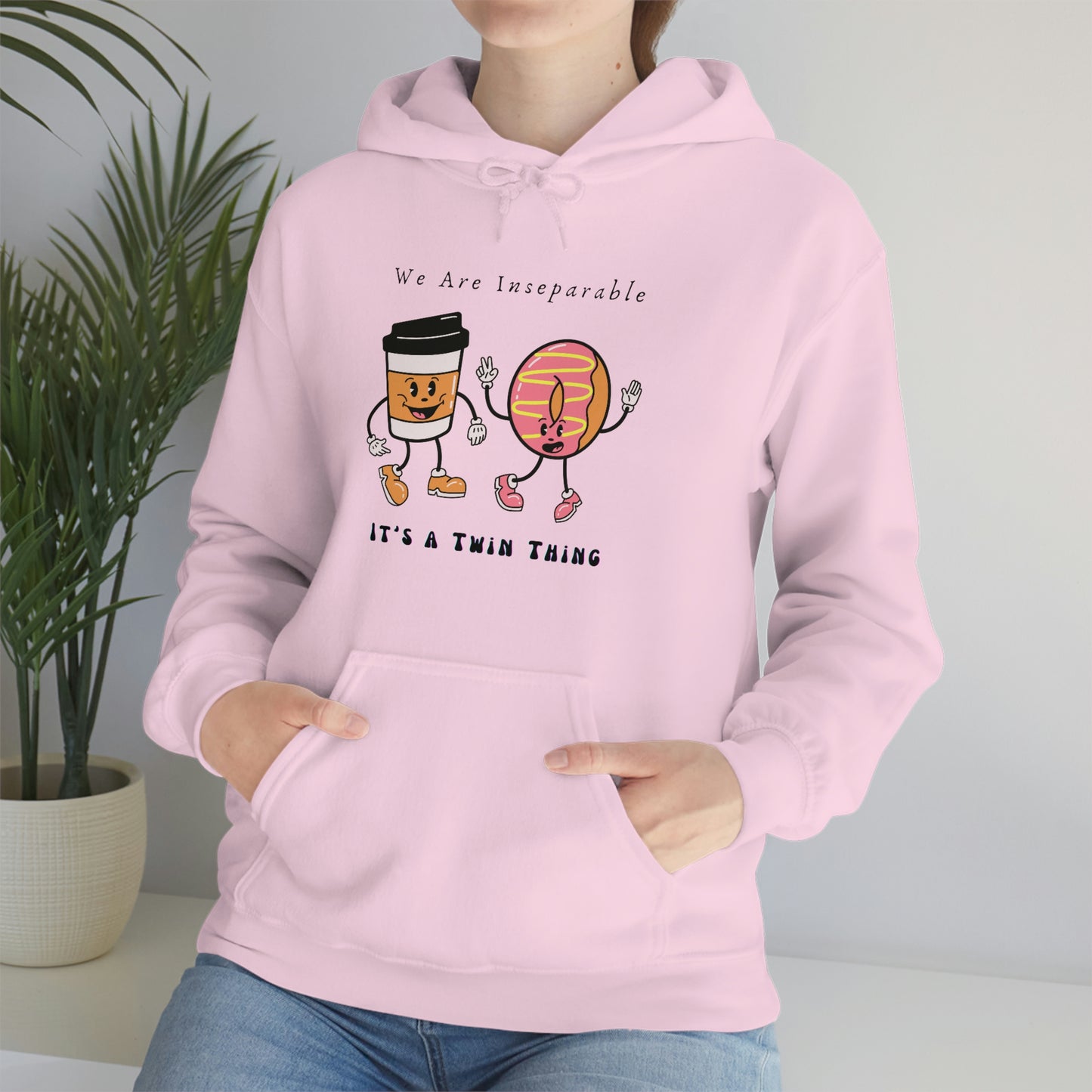 Twin, Unisex Heavy Blend™ Hooded Sweatshirt