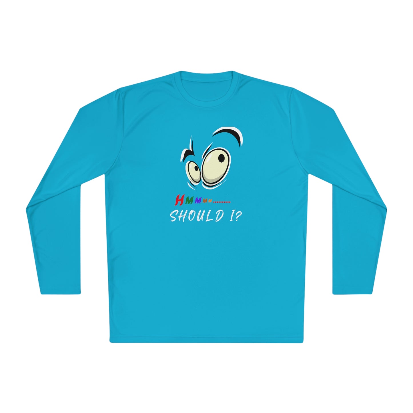 Hmmm, Unisex Lightweight Long Sleeve Tee