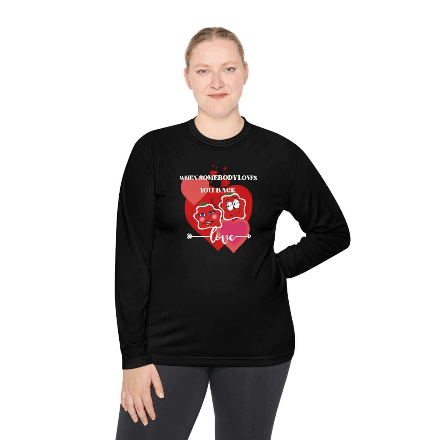 Smile Unisex Lightweight Long Sleeve Tee