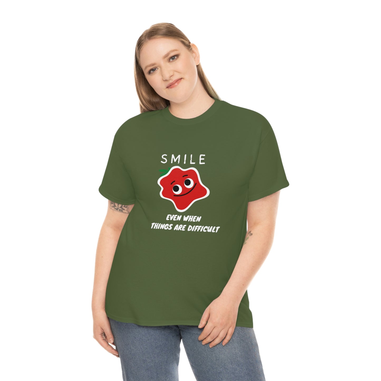 Smile Unisex Heavy Cotton Tee