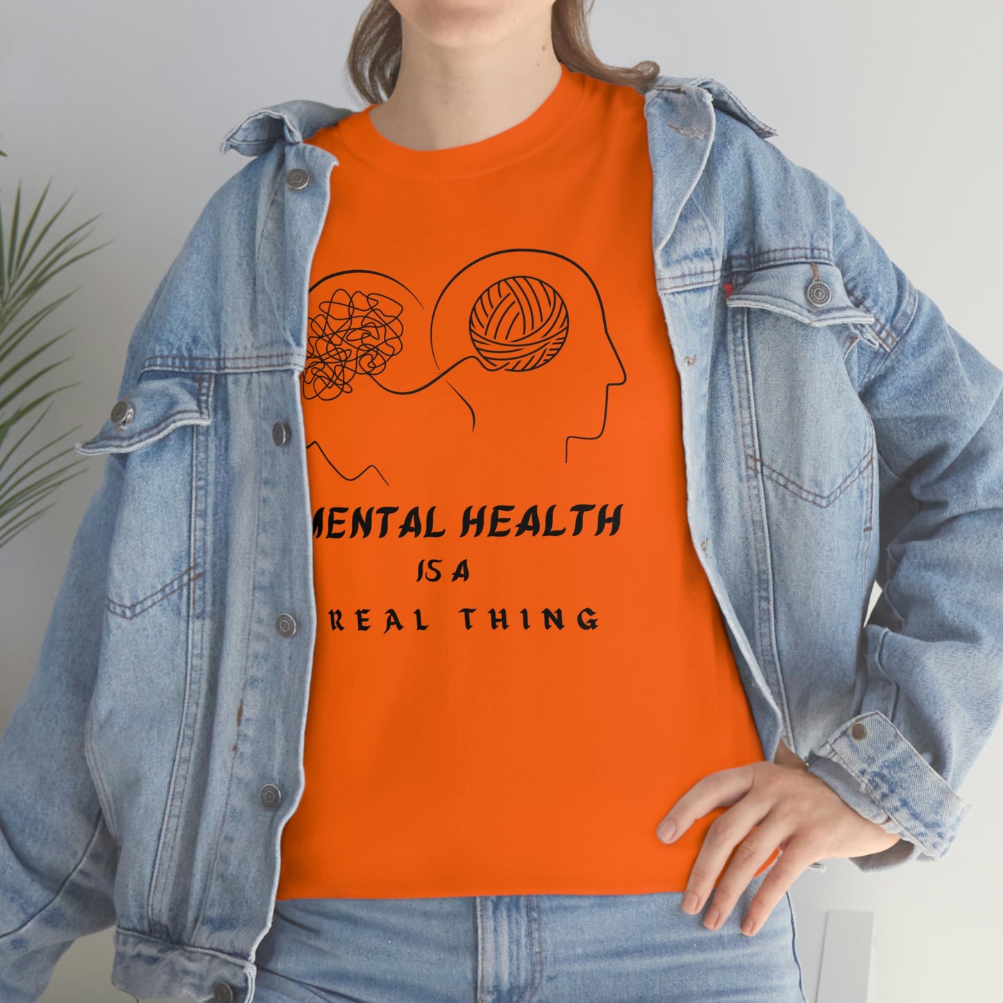 Mental Health Unisex Heavy Cotton Tee