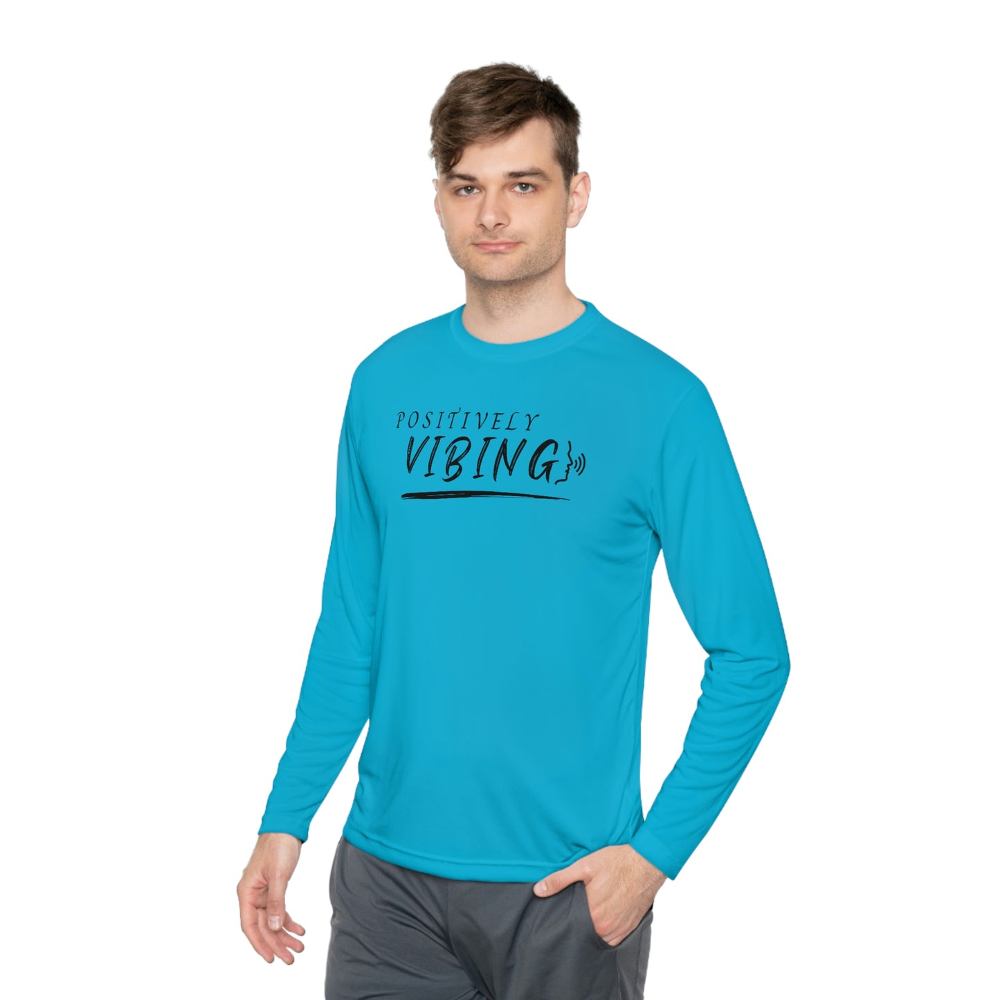 Vibe, Unisex Lightweight Long Sleeve Tee