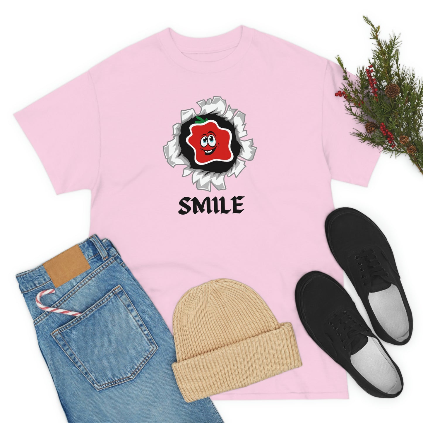 Smile Unisex Heavy Cotton Tee