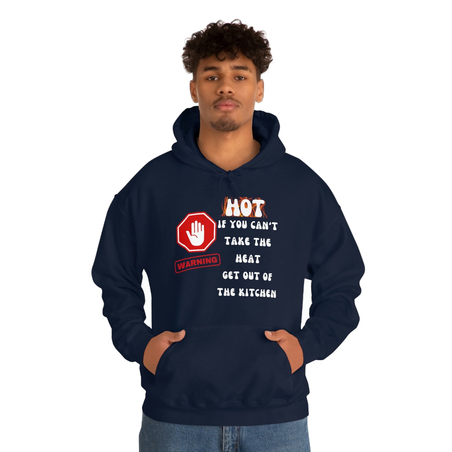 Warning, Unisex Heavy Blend™ Hooded Sweatshirt