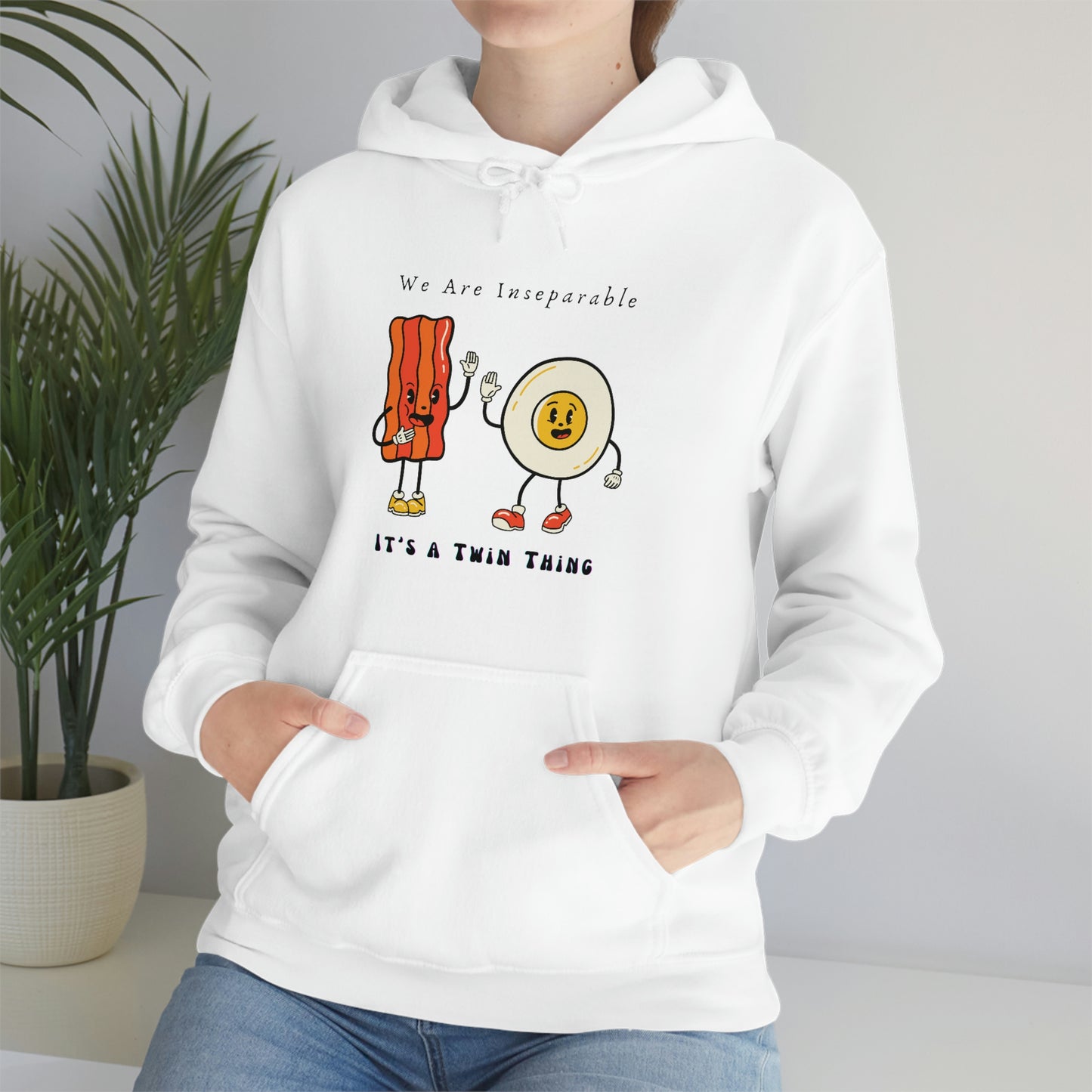 Twin, Unisex Heavy Blend™ Hooded Sweatshirt