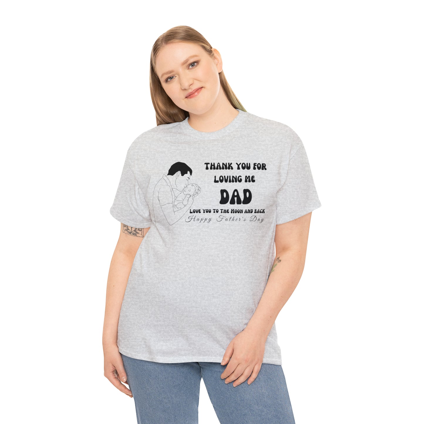 Exotic Print Father's Day Unisex Heavy Cotton Tee