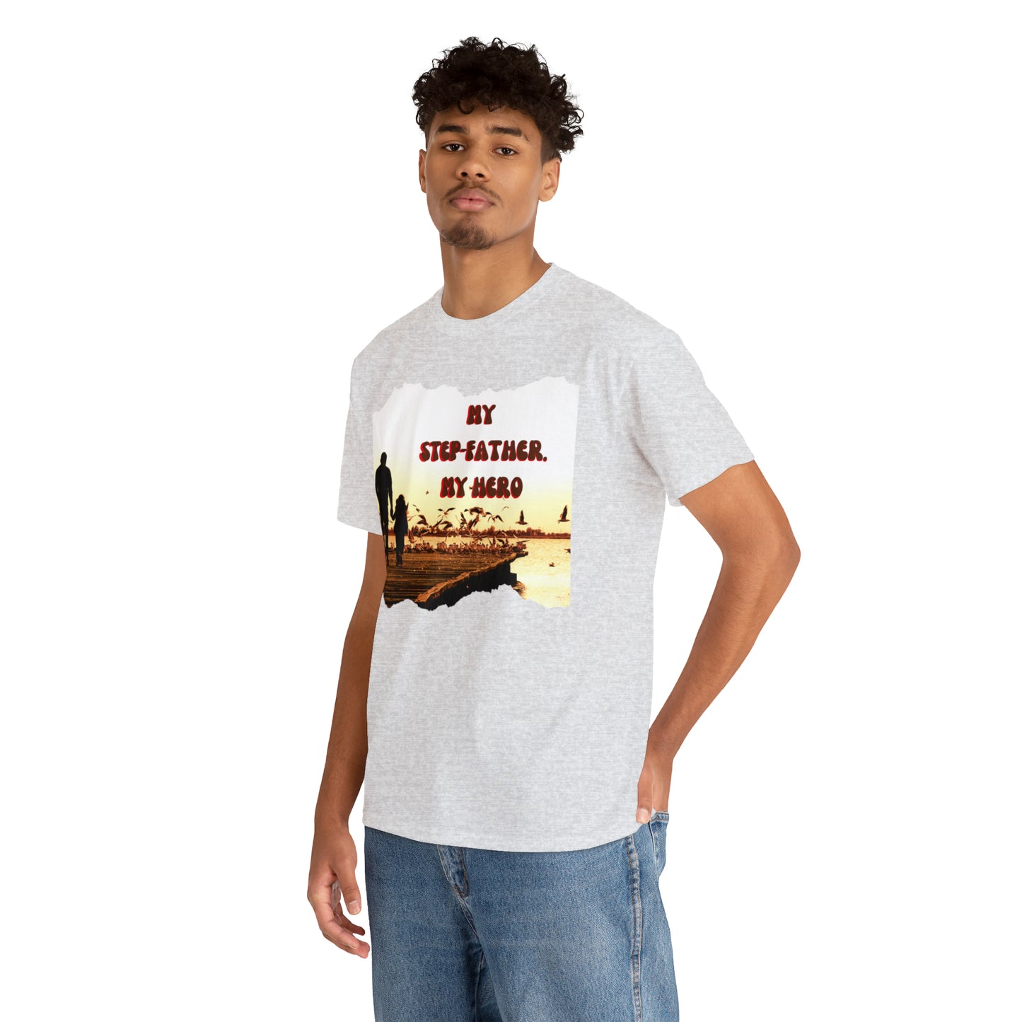 Exotic Print Father' Day Unisex Heavy Cotton Tee