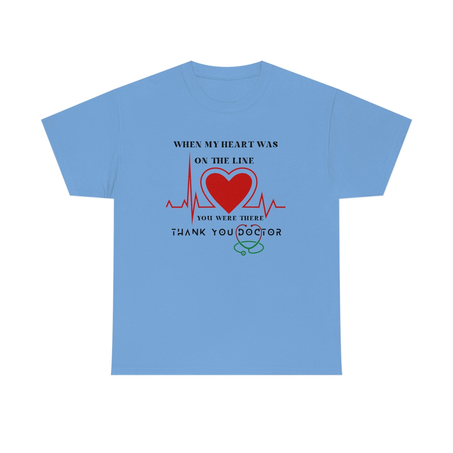 Medical, CVICU, EKG, Unisex Heavy Cotton Tee