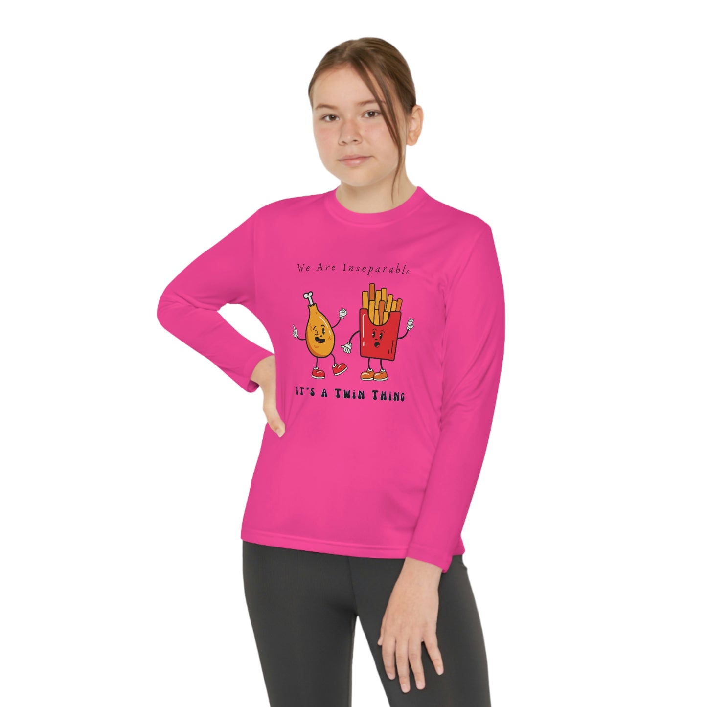 Twin, Youth Long Sleeve Competitor Tee