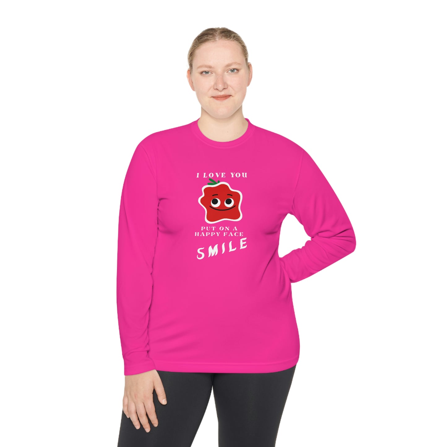 Smile Unisex Lightweight Long Sleeve Tee