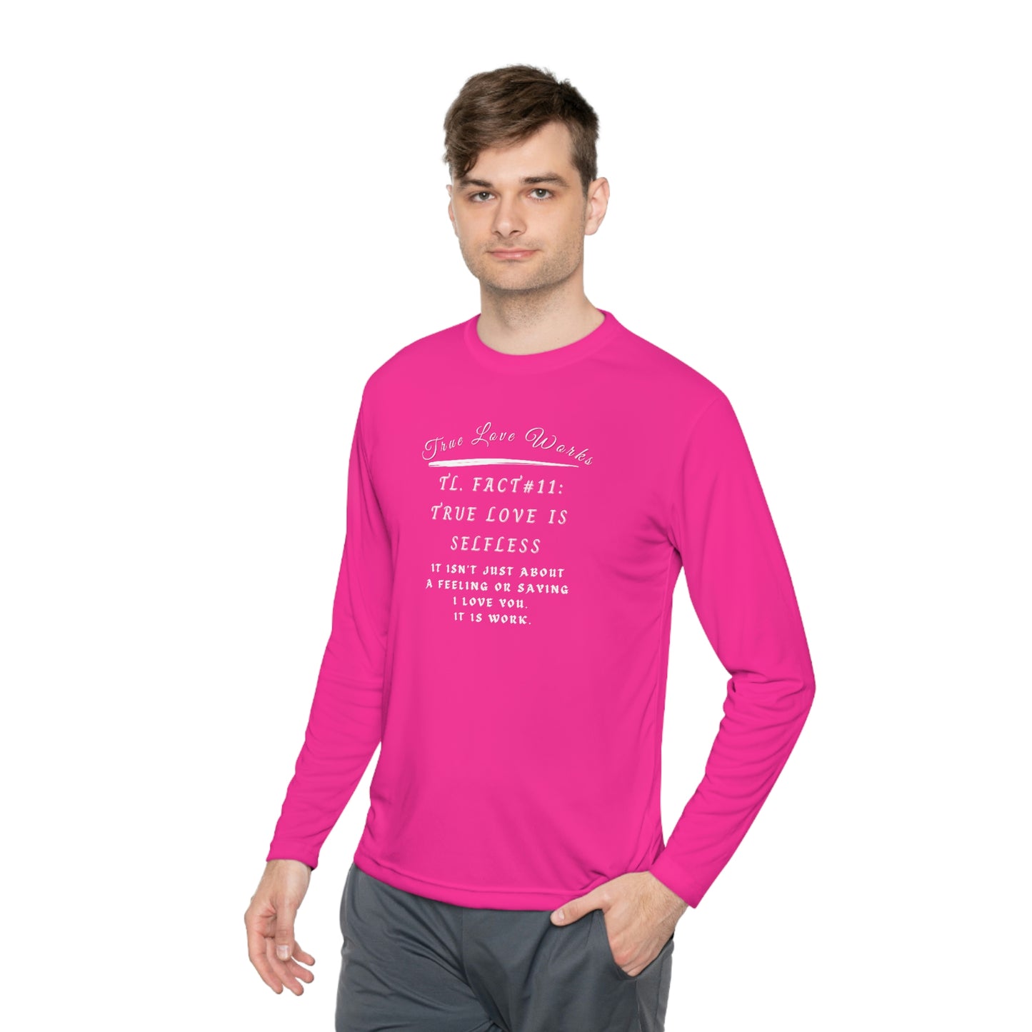 True Love, Unisex Lightweight Long Sleeve Tee