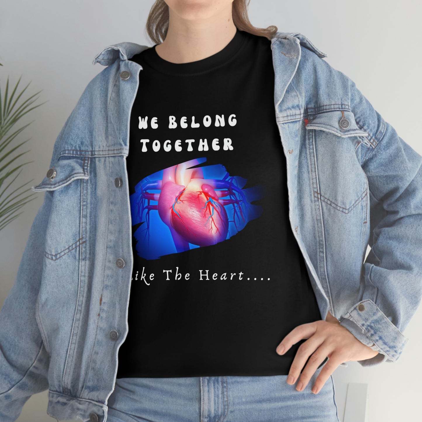 Stronger Together, Love, Unisex Heavy Cotton Tee