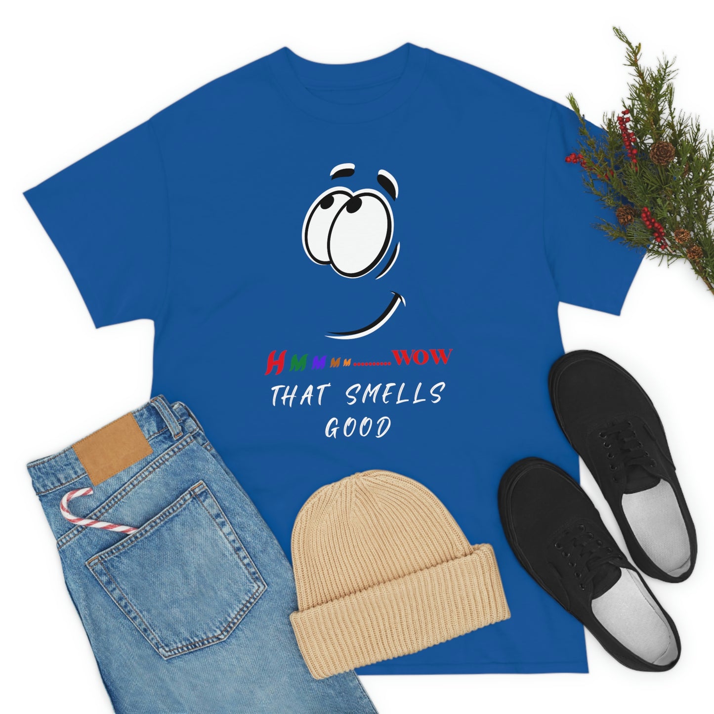 Hmmm... Wow that Smells Good Unisex Heavy Cotton Tee