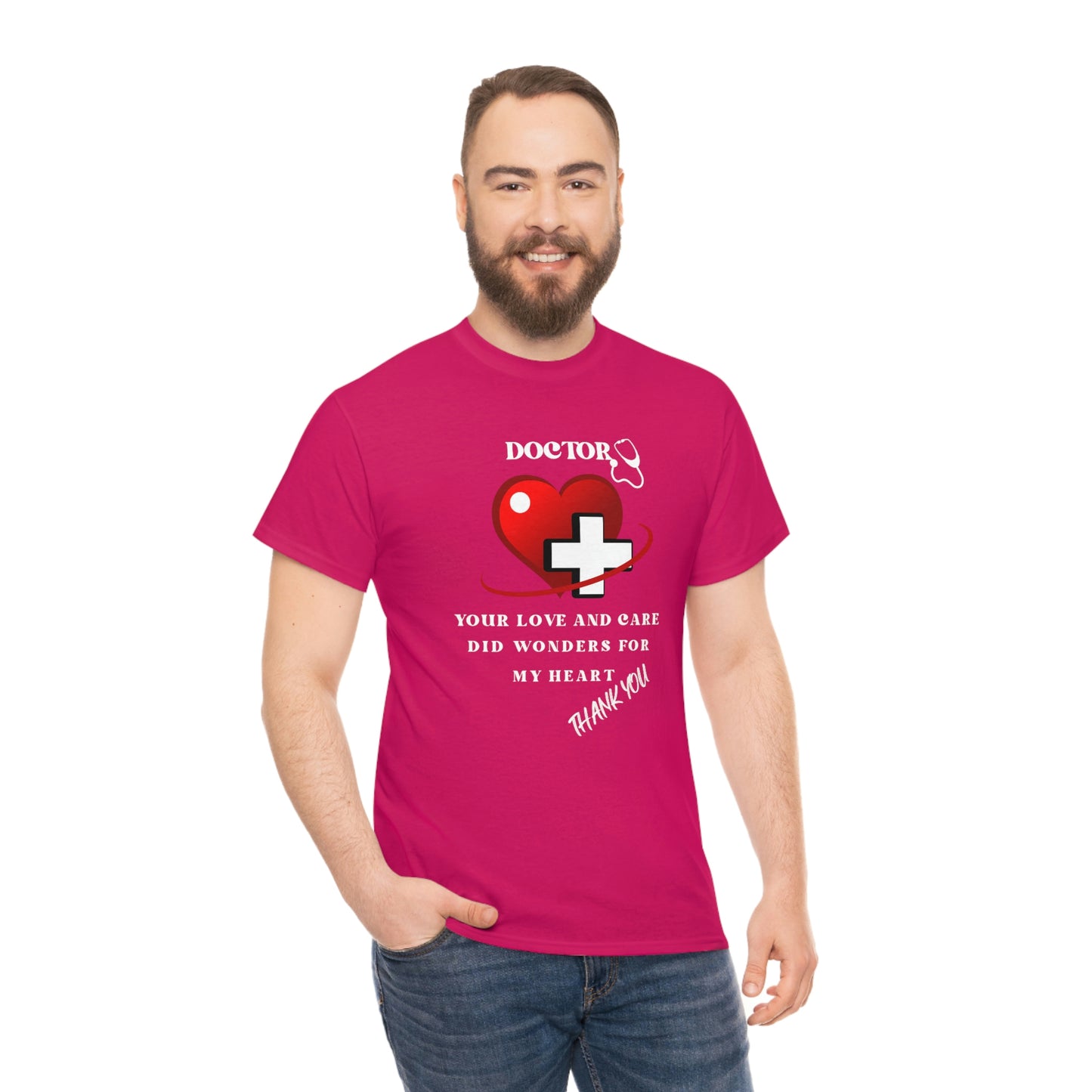 Medical, CVICU, EKG, Unisex Heavy Cotton Tee