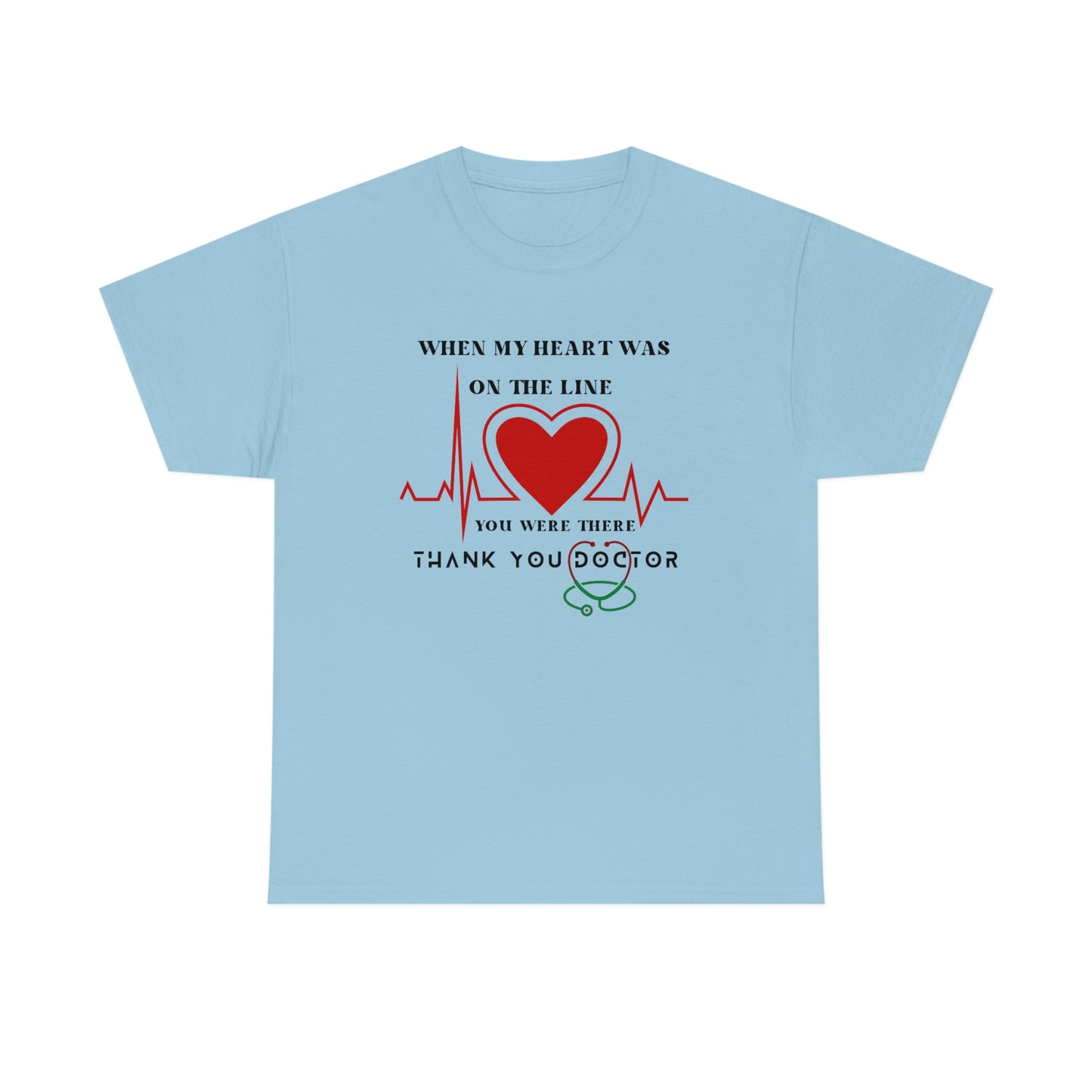 Medical, CVICU, EKG, Unisex Heavy Cotton Tee