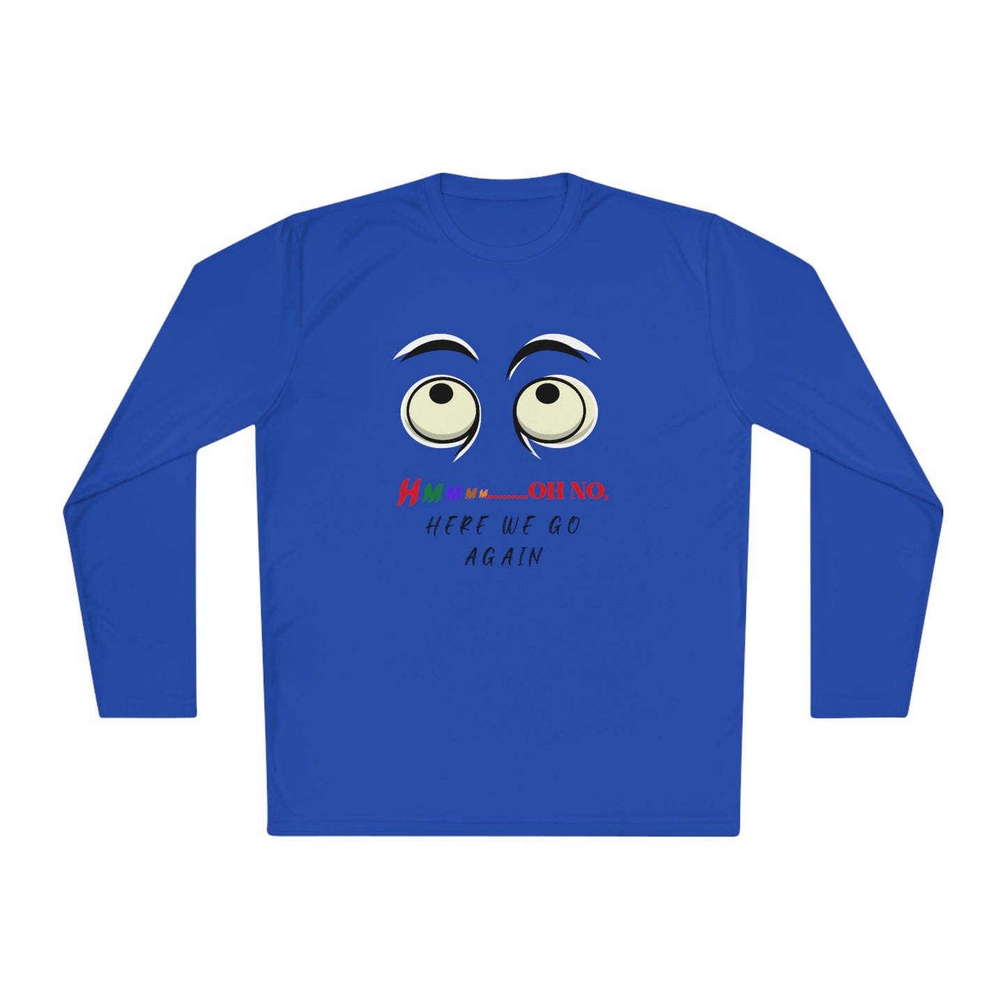 Hmmm, Unisex Lightweight Long Sleeve Tee