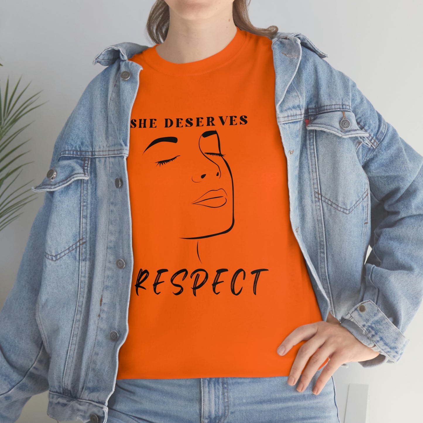 Respect Unisex Heavy Cotton Tee