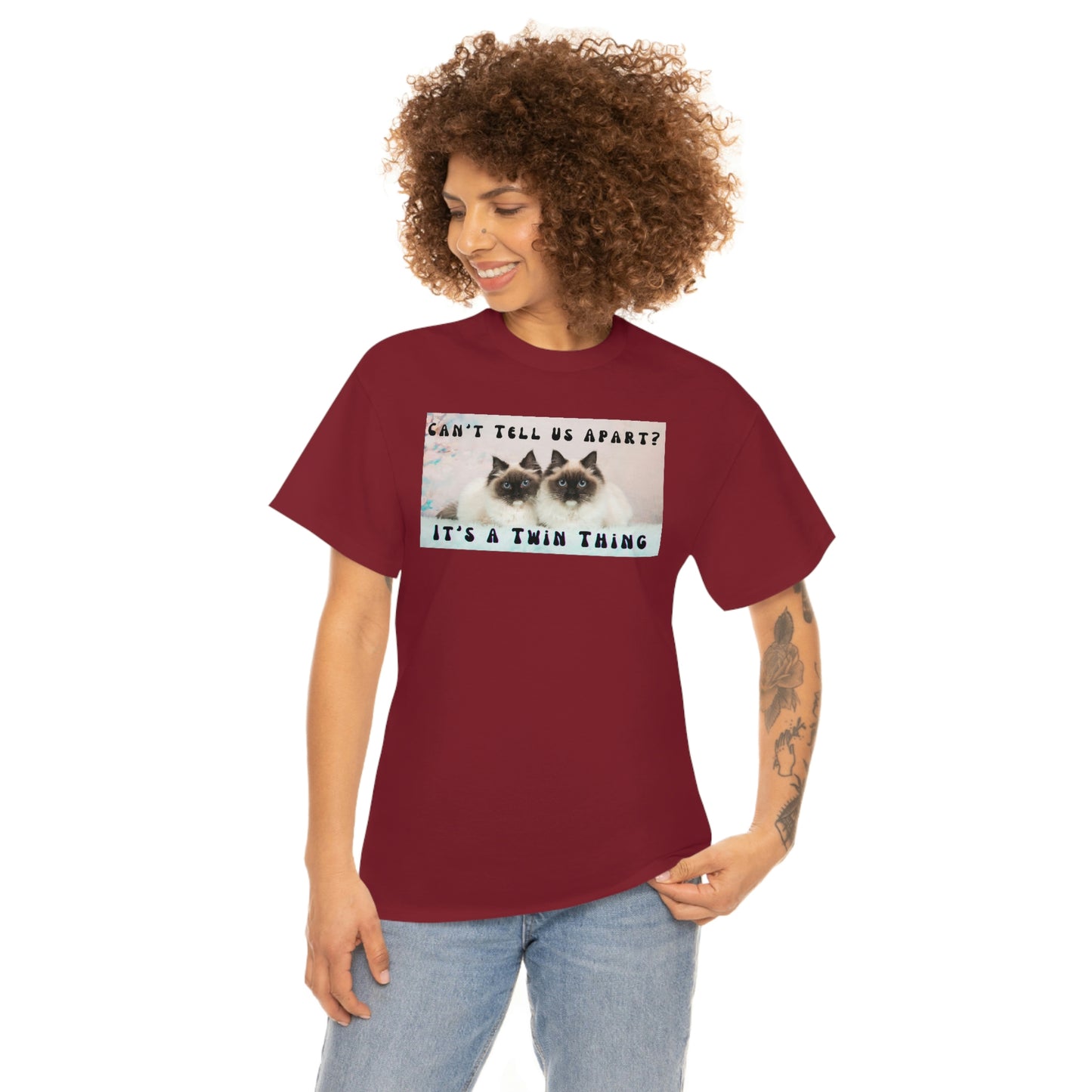 Twin, Unisex Heavy Cotton Tee