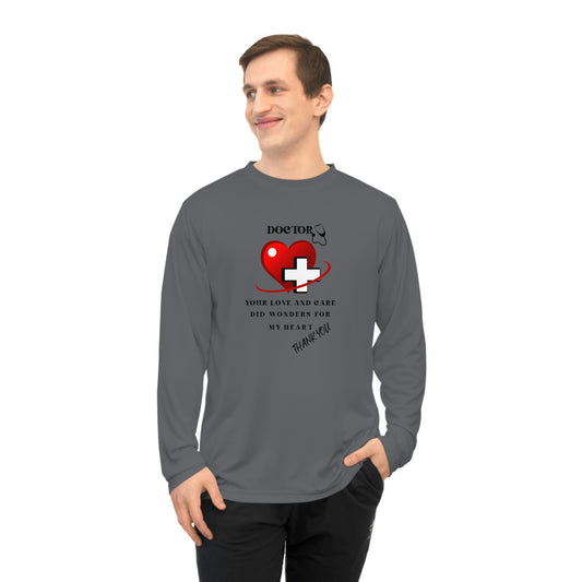 Medical, CVICU, EKG, Unisex Performance Long Sleeve Shirt