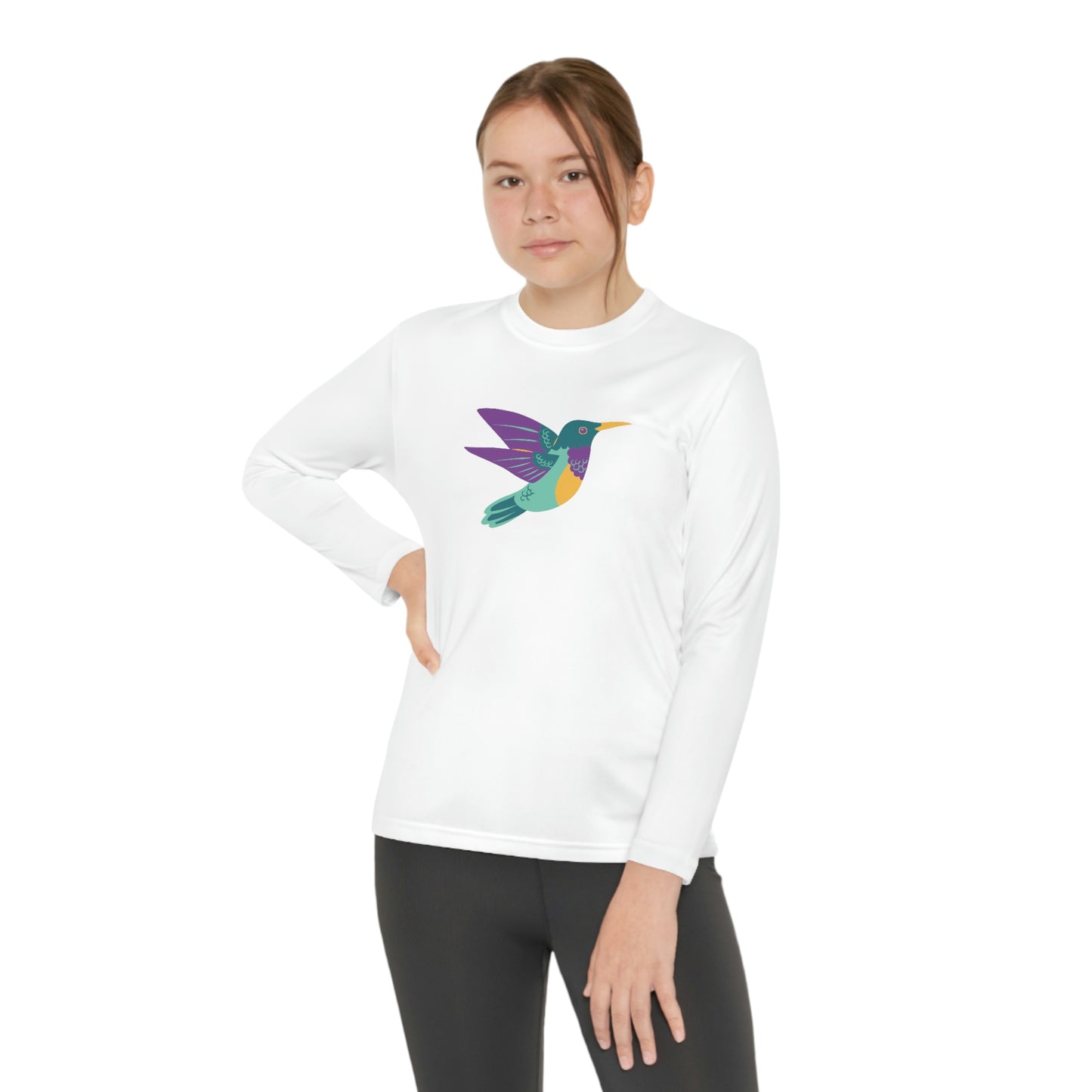 Vibes, Youth Long Sleeve Competitor Tee